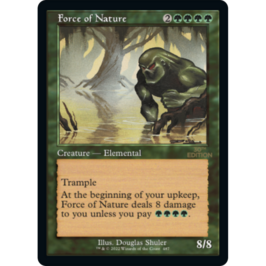 MTG Singles - Force of Nature (Retro Frame) - 30th Anniversary Edition -