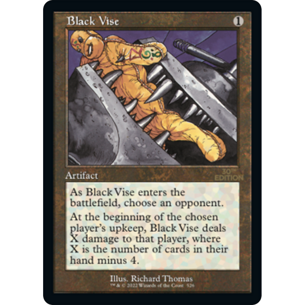 Black Vise (Retro Frame) - 30th Anniversary Edition
