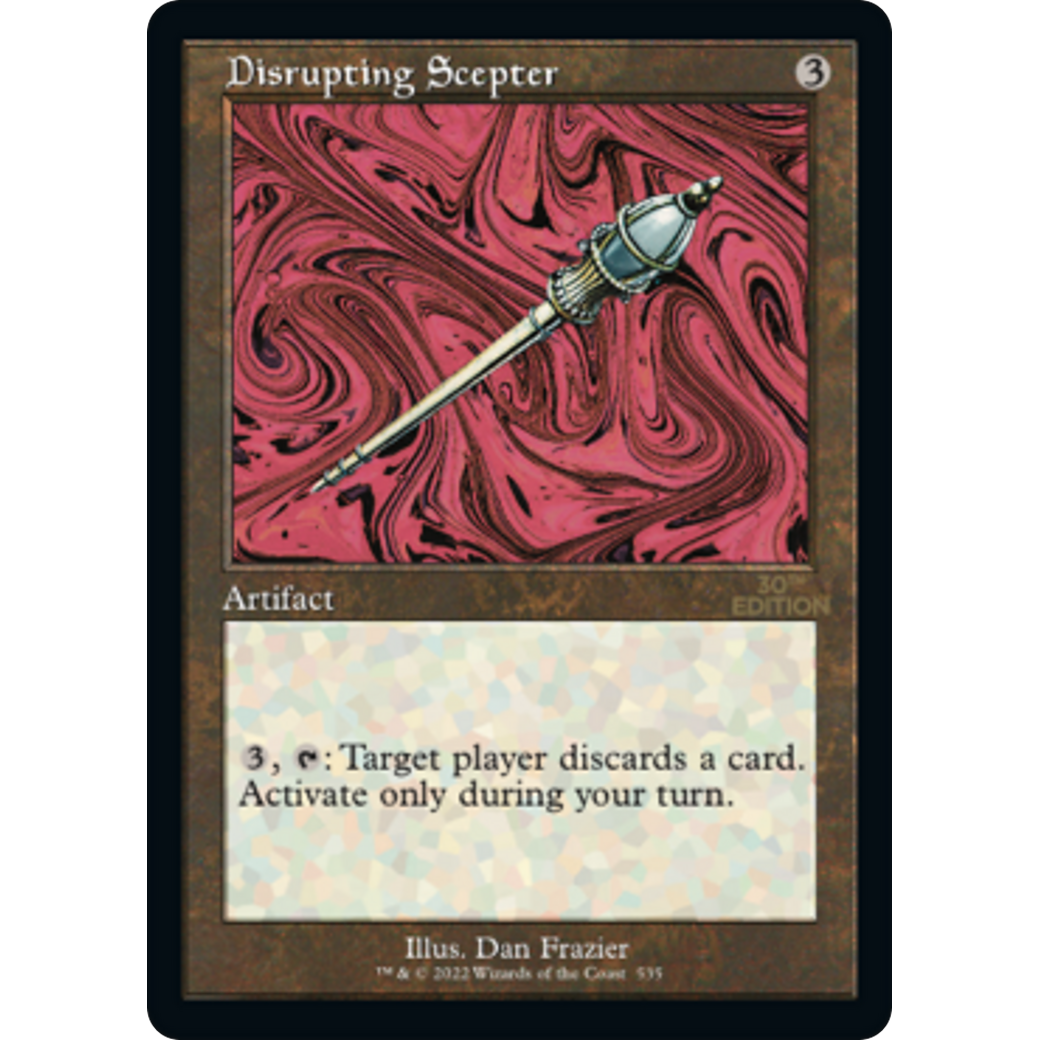 MTG Singles - Disrupting Scepter (Retro Frame) - 30th Anniversary Edition -