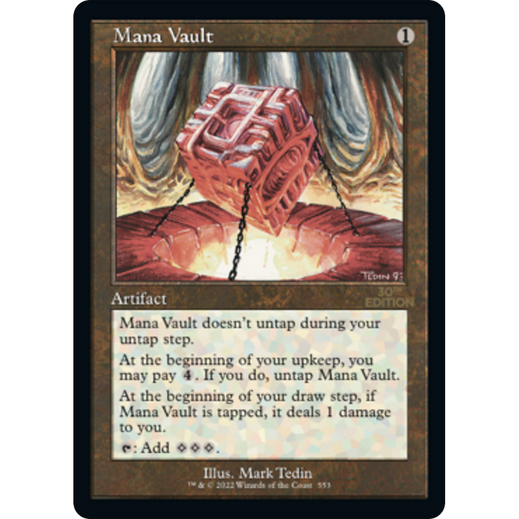 Mana Vault (Retro Frame) - 30th Anniversary Edition Mana Vault (Retro Frame) - 30th Anniversary Edition