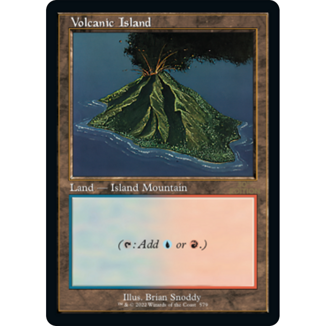 MTG Singles - Volcanic Island (Retro Frame) - 30th Anniversary Edition -