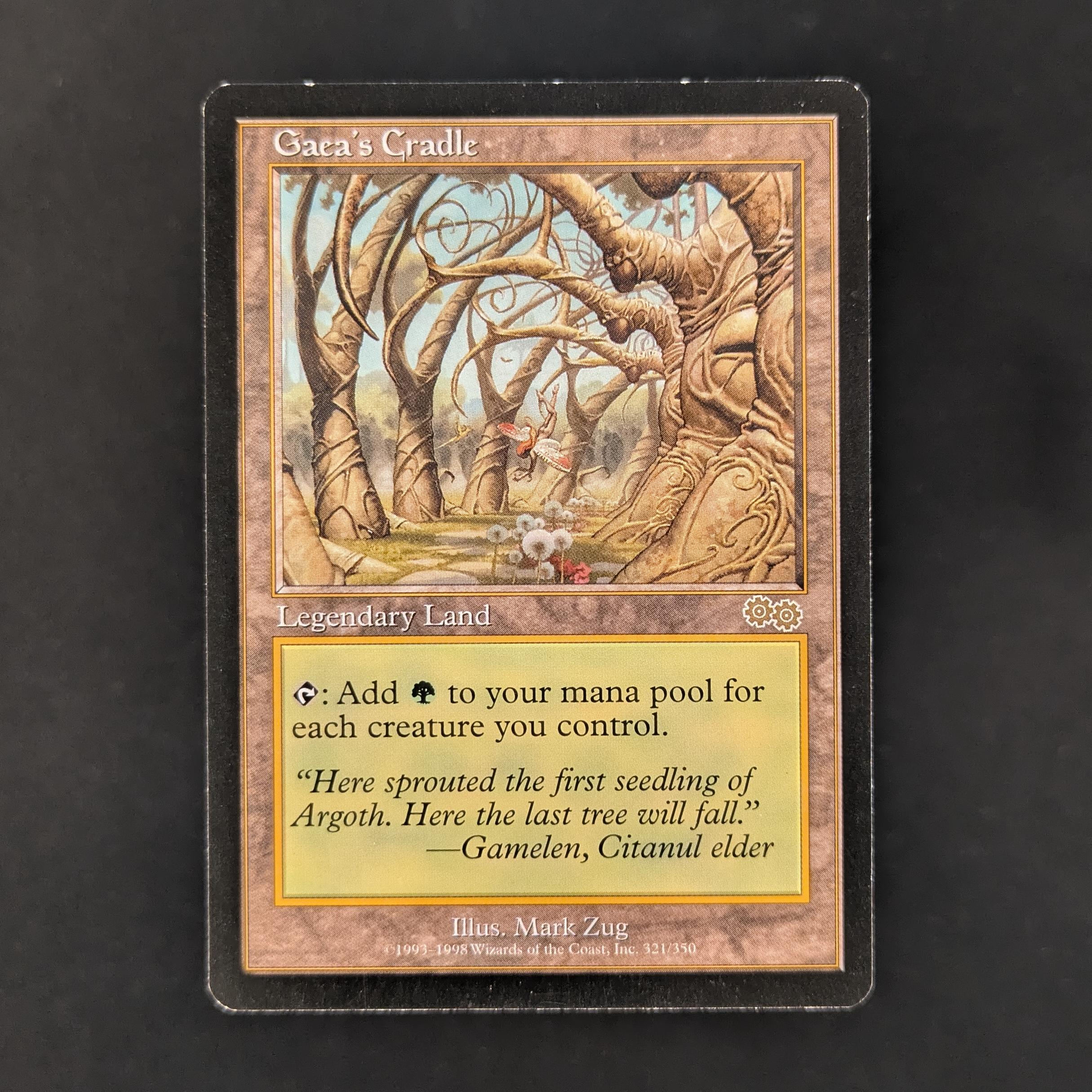 MTG Singles - Gaea's Cradle - Urza's Saga - English - LP - CREASE - 31062