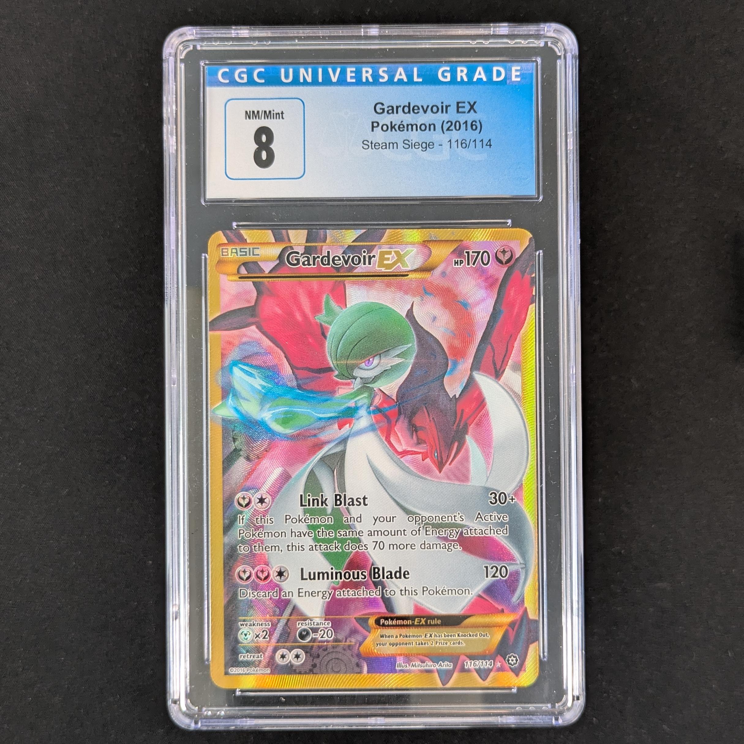 Gardevoir EX (STS 116) - Steam Siege - English - CGC 8