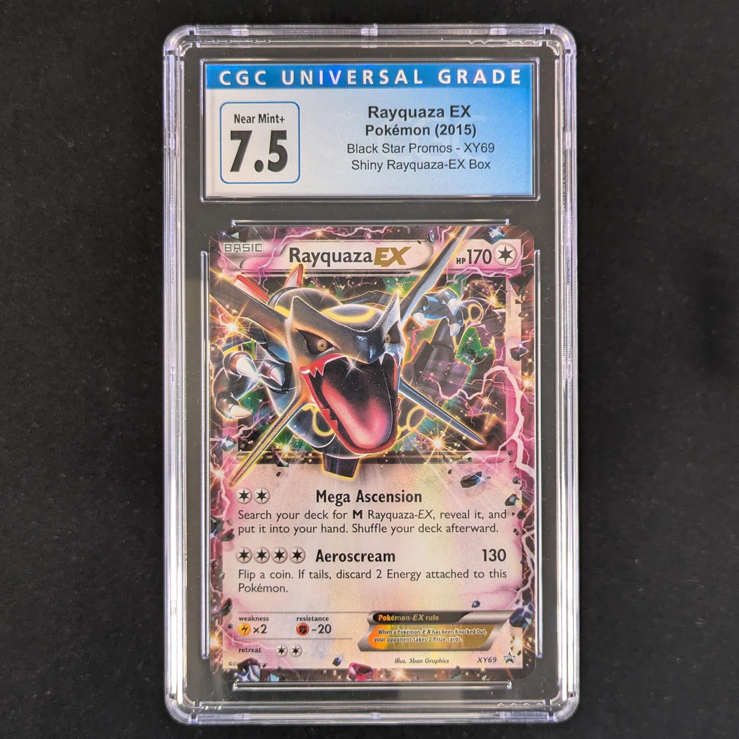 PTCG Singles - Rayquaza EX (XYPR 69) - XY Black Star Promos - English - CGC 7.5 - 31094