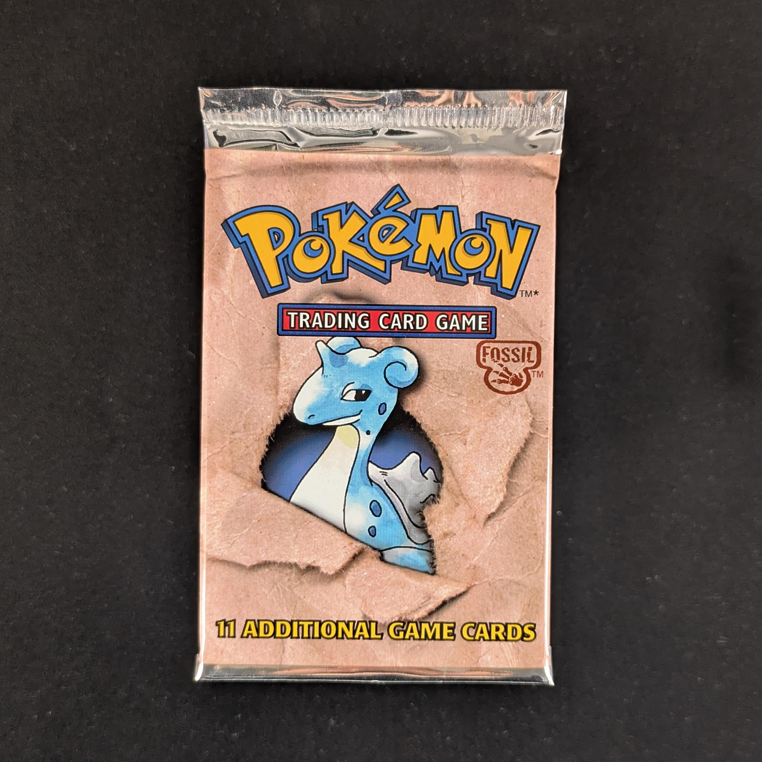 PTCG Singles - Fossil Booster (Lapras) (FO ) - Fossil - English - Sealed - 31107