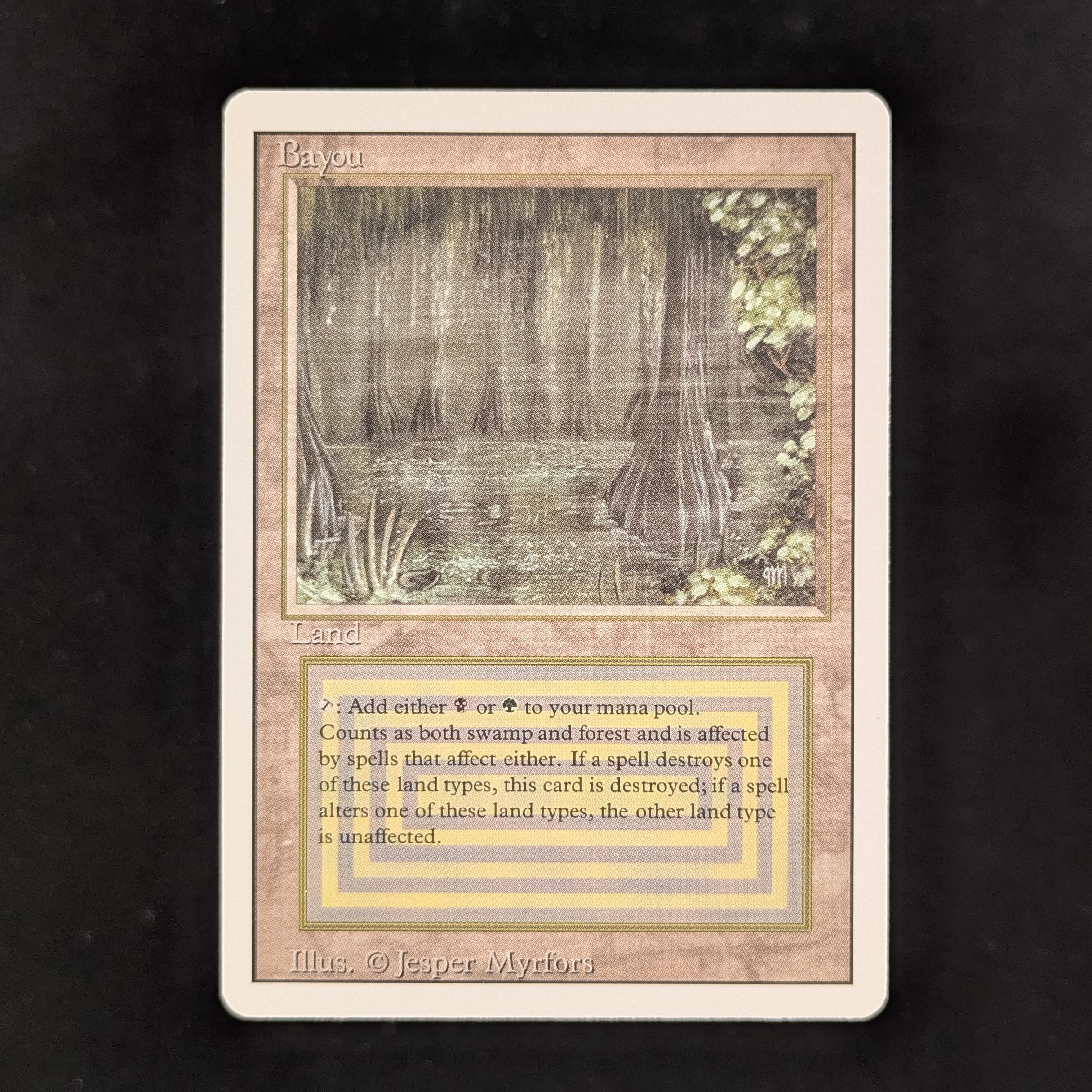 MTG Singles - Bayou - Revised - NM - 31135