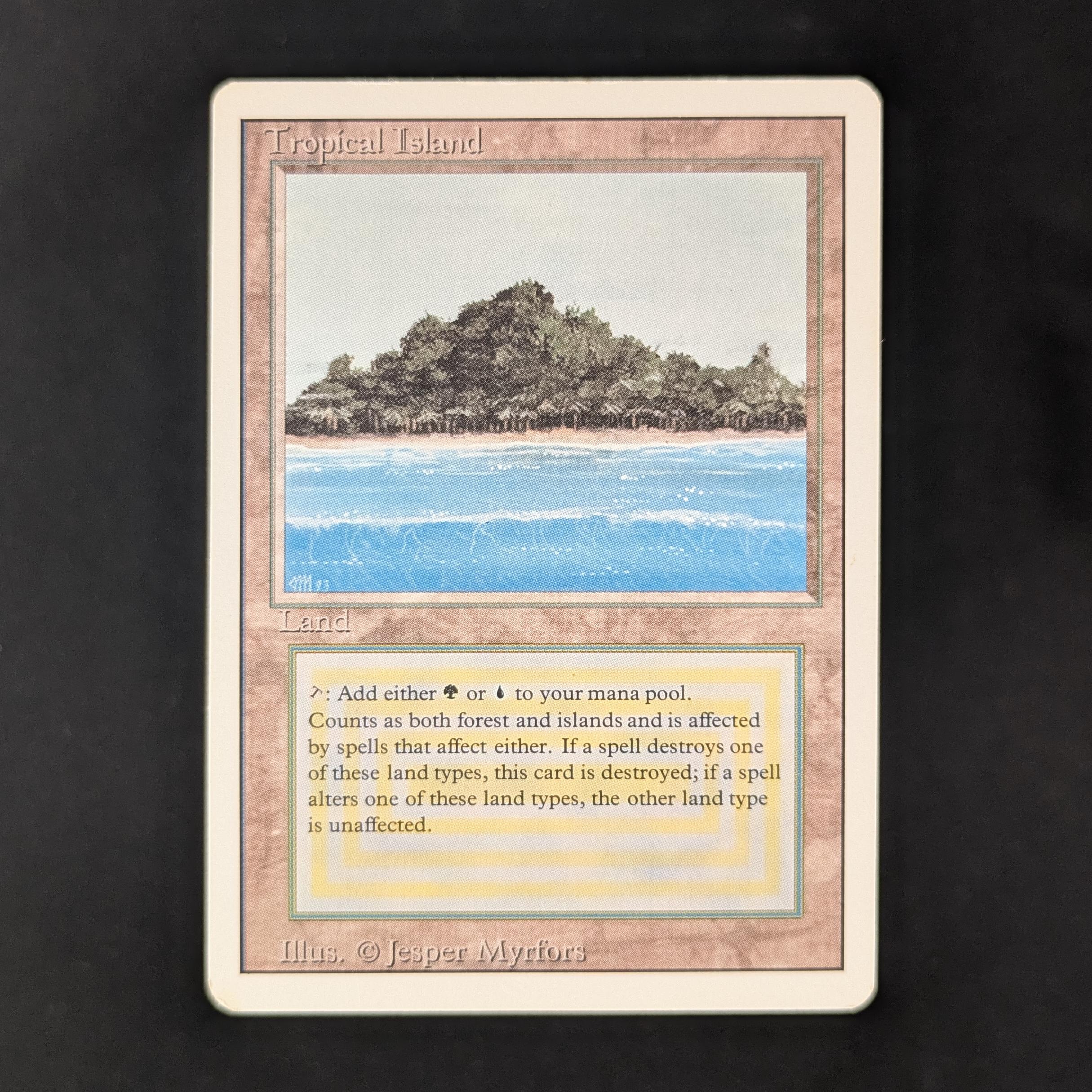 MTG Singles - Tropical Island - Revised - LP - 31291