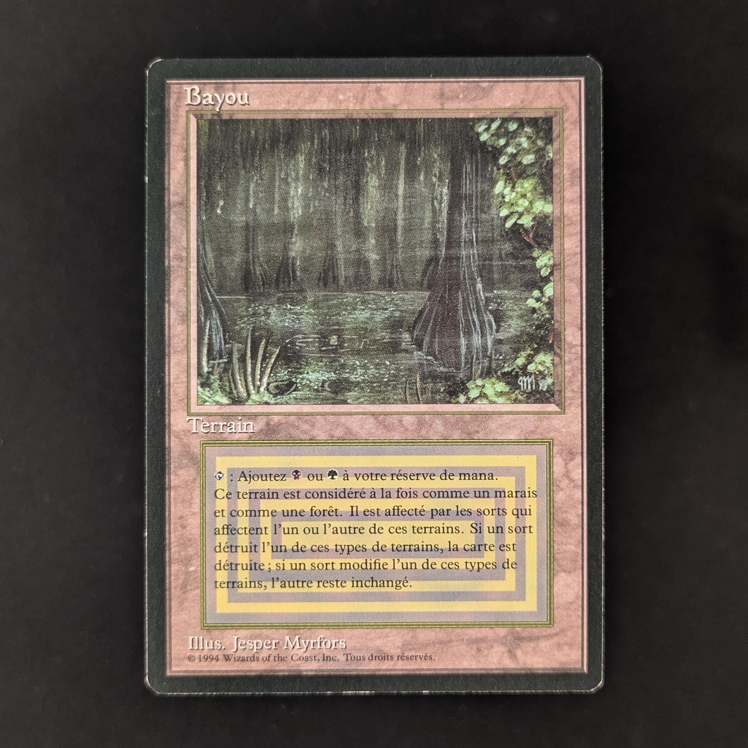 MTG Singles - Bayou - Foreign Black Bordered - French - EX - 31330