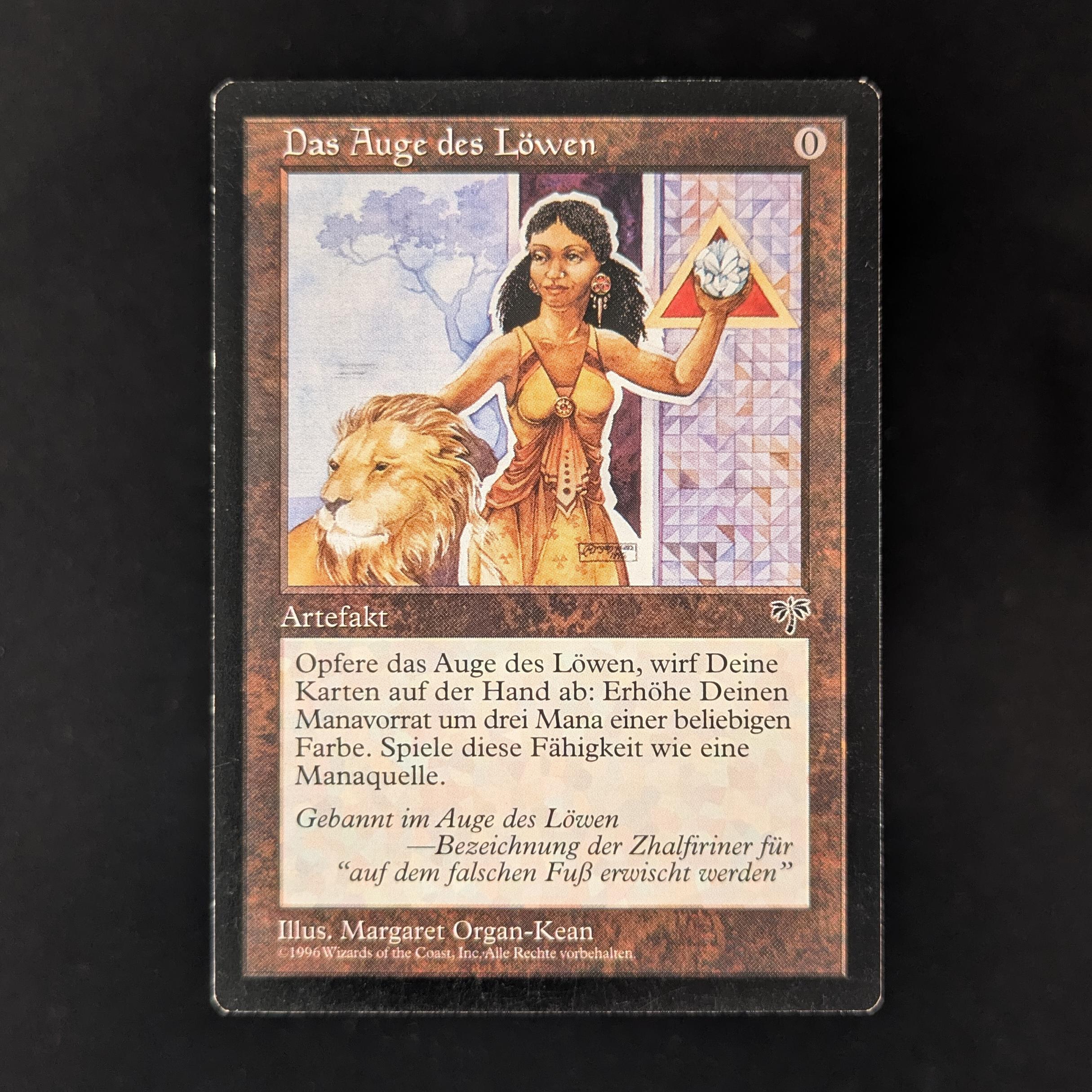 MTG Singles - Lion's Eye Diamond - Mirage - German - GD - BENT - 31345