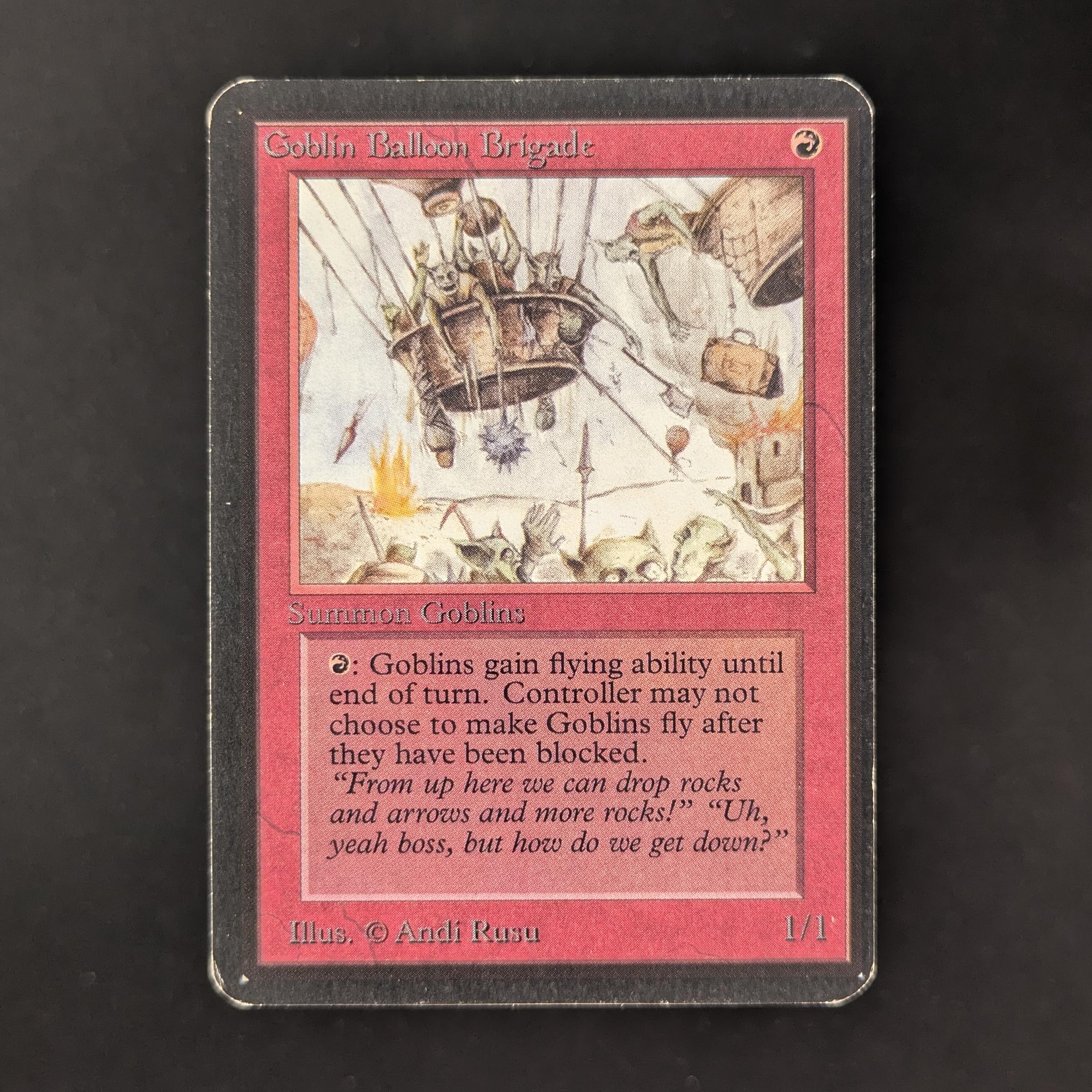 MTG Singles - Goblin Balloon Brigade - Alpha - LP - 31384