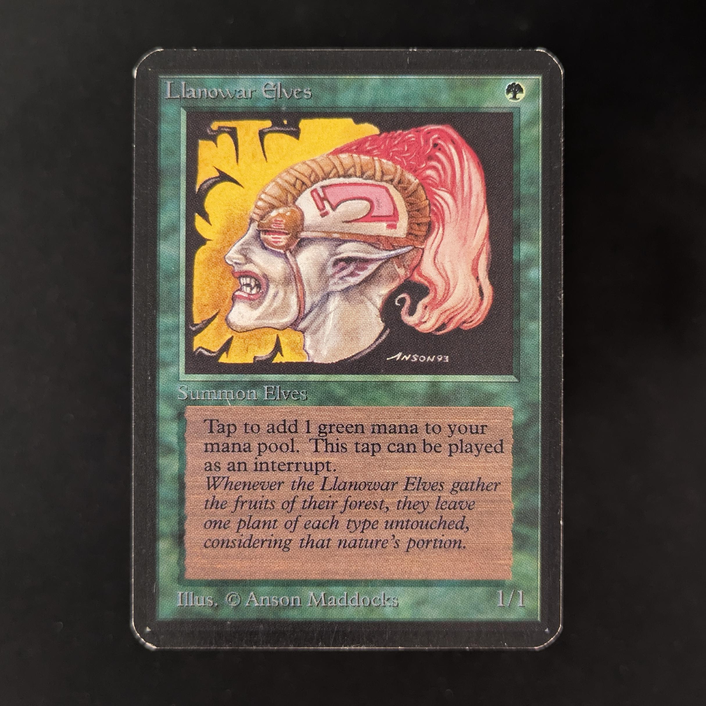 MTG Singles - Llanowar Elves - Alpha - EX - 31393