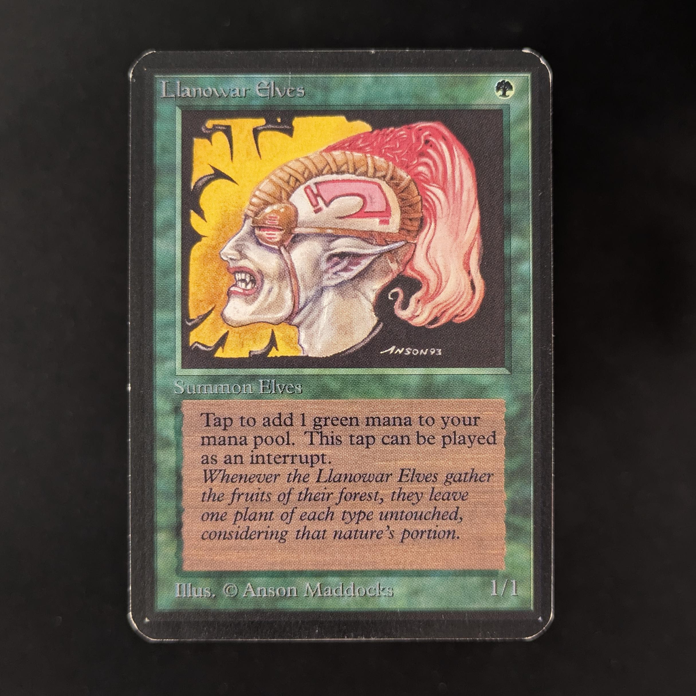 MTG Singles - Llanowar Elves - Alpha - EX - 31394