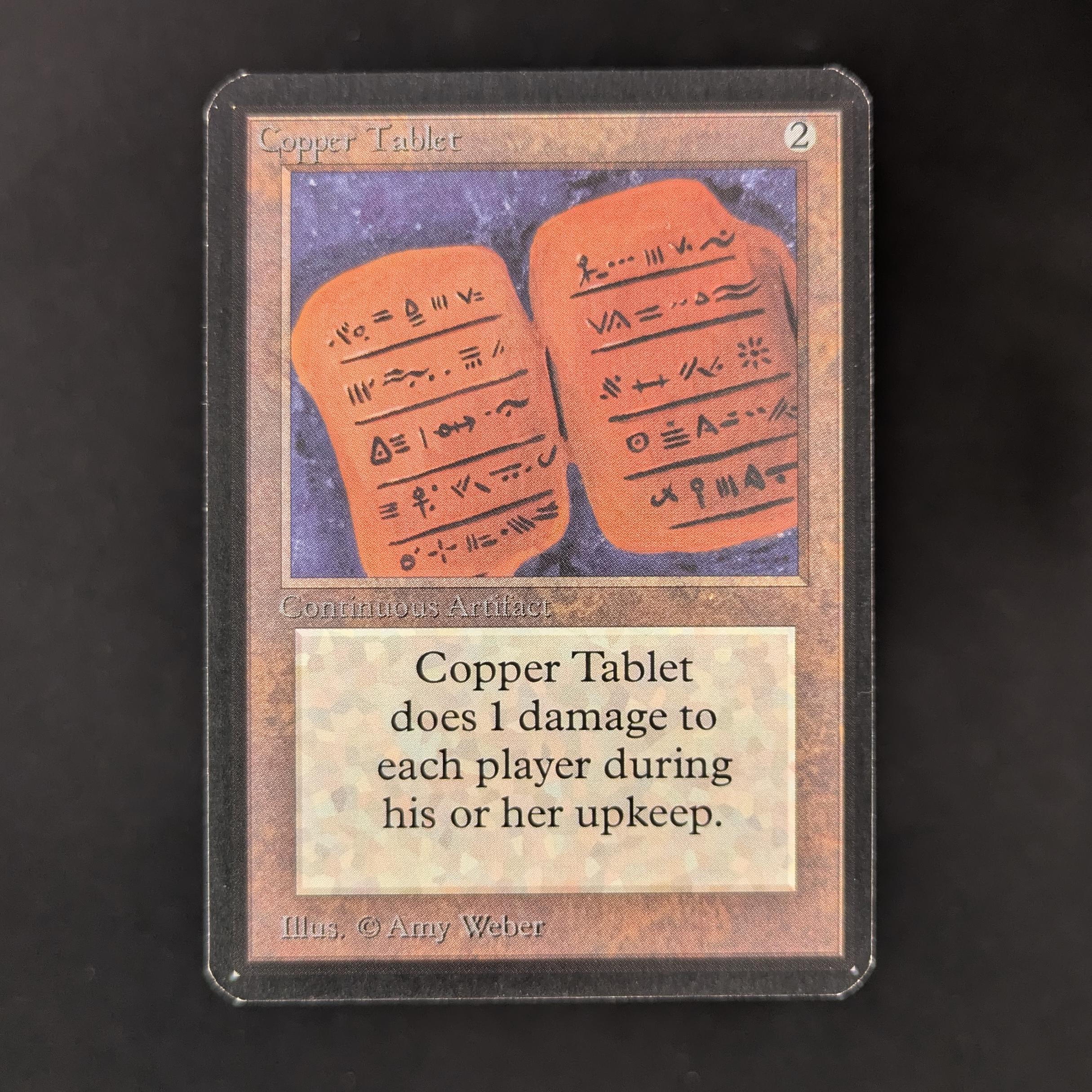 MTG Singles - Copper Tablet - Alpha - NM - 31395