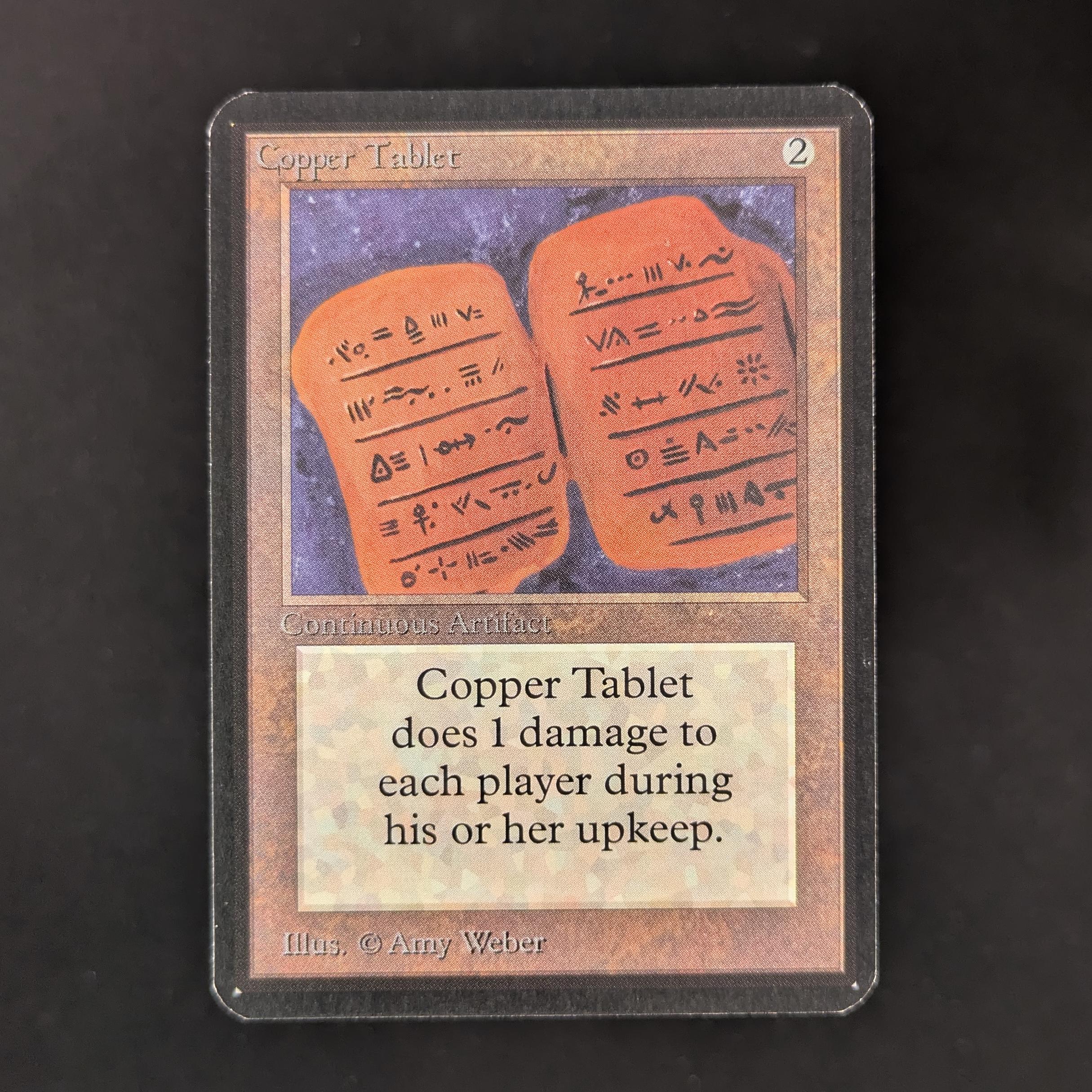 MTG Singles - Copper Tablet - Alpha - NM - 31396