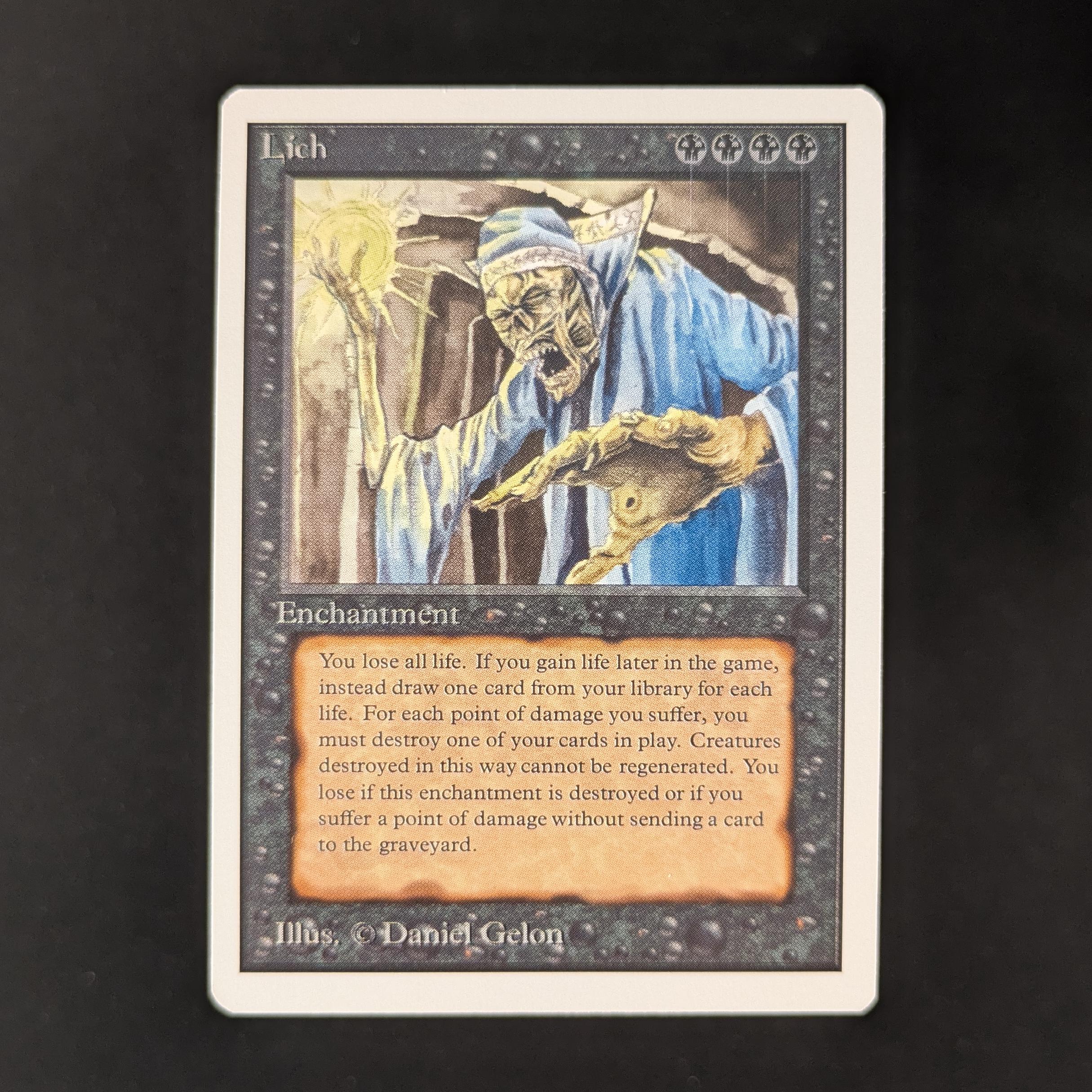 MTG Singles - Lich - Unlimited - EX - 31404