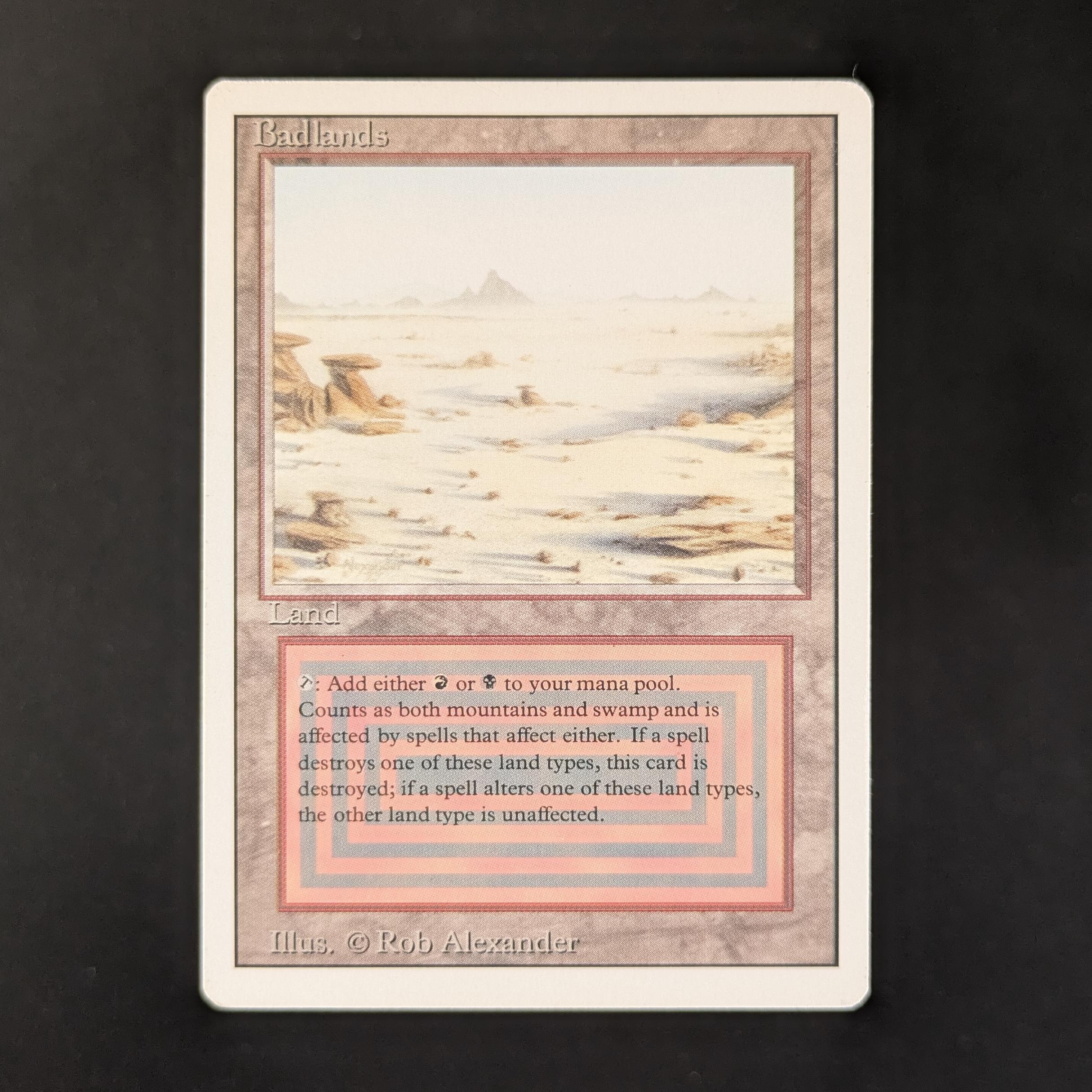 MTG Singles - Badlands - Revised - LP - 31438