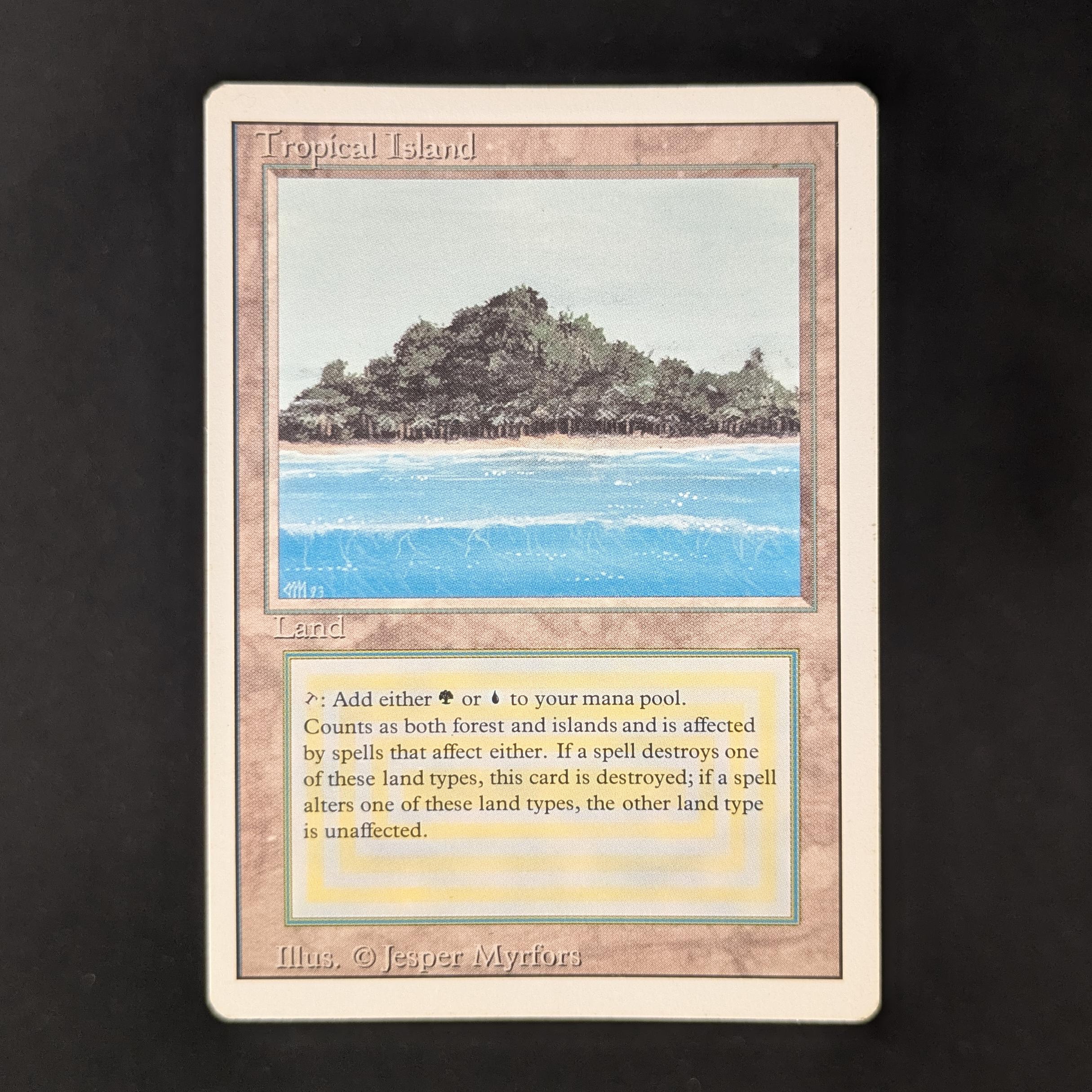 MTG Singles - Tropical Island - Revised - LP - 31449