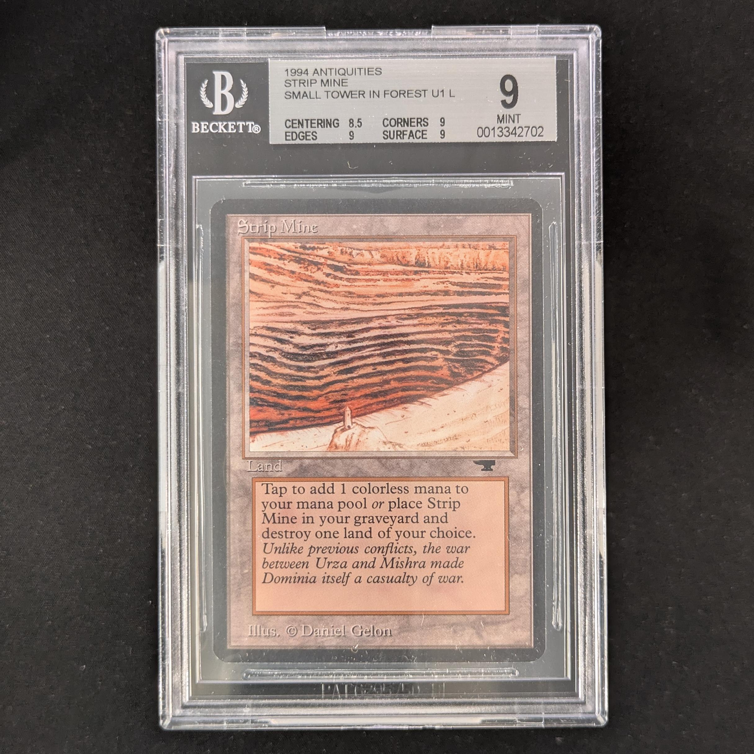 MTG Singles - Strip Mine (No Horizon) - Antiquities - BGS 9 -