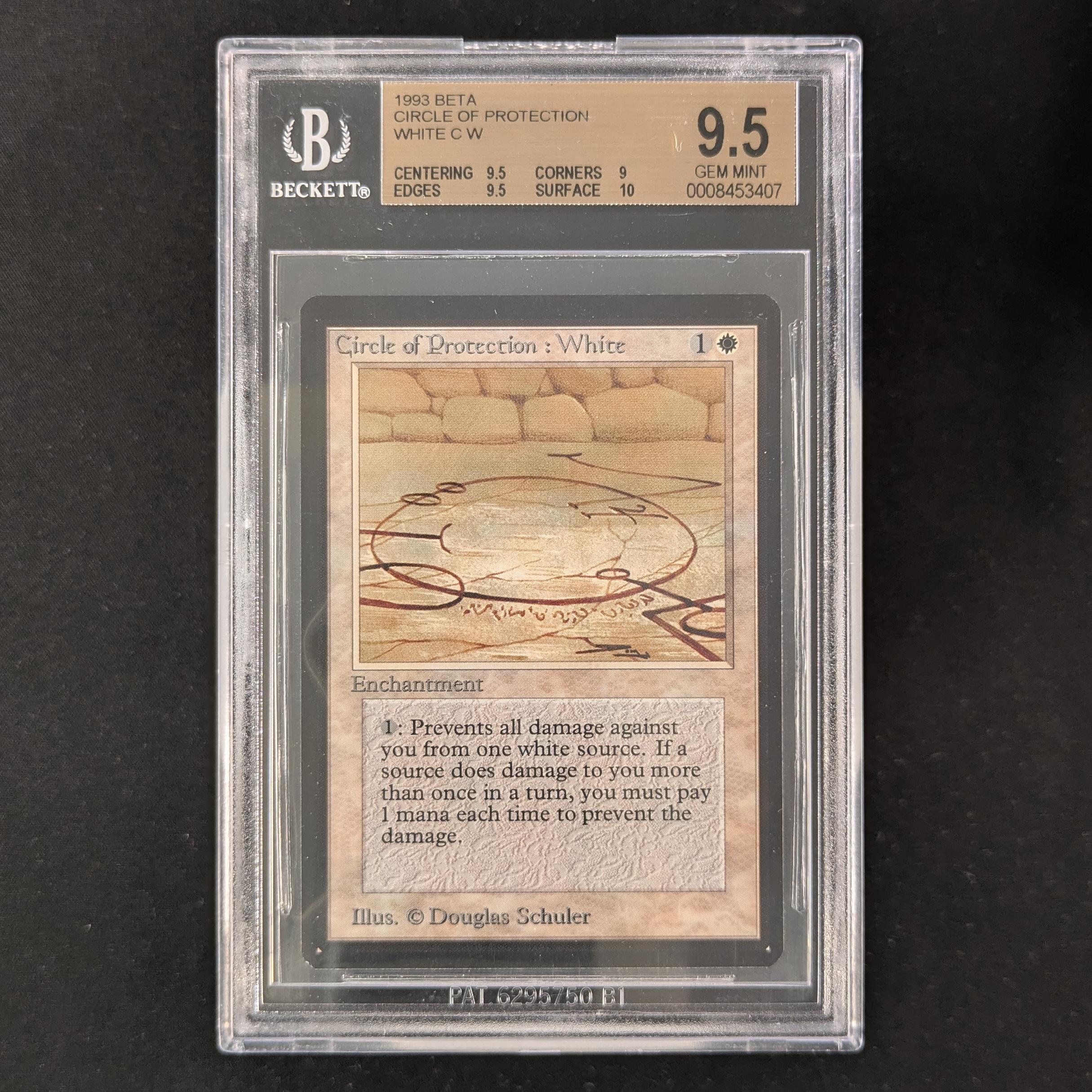 MTG Singles - Circle of Protection: White - Beta - BGS 9.5 -