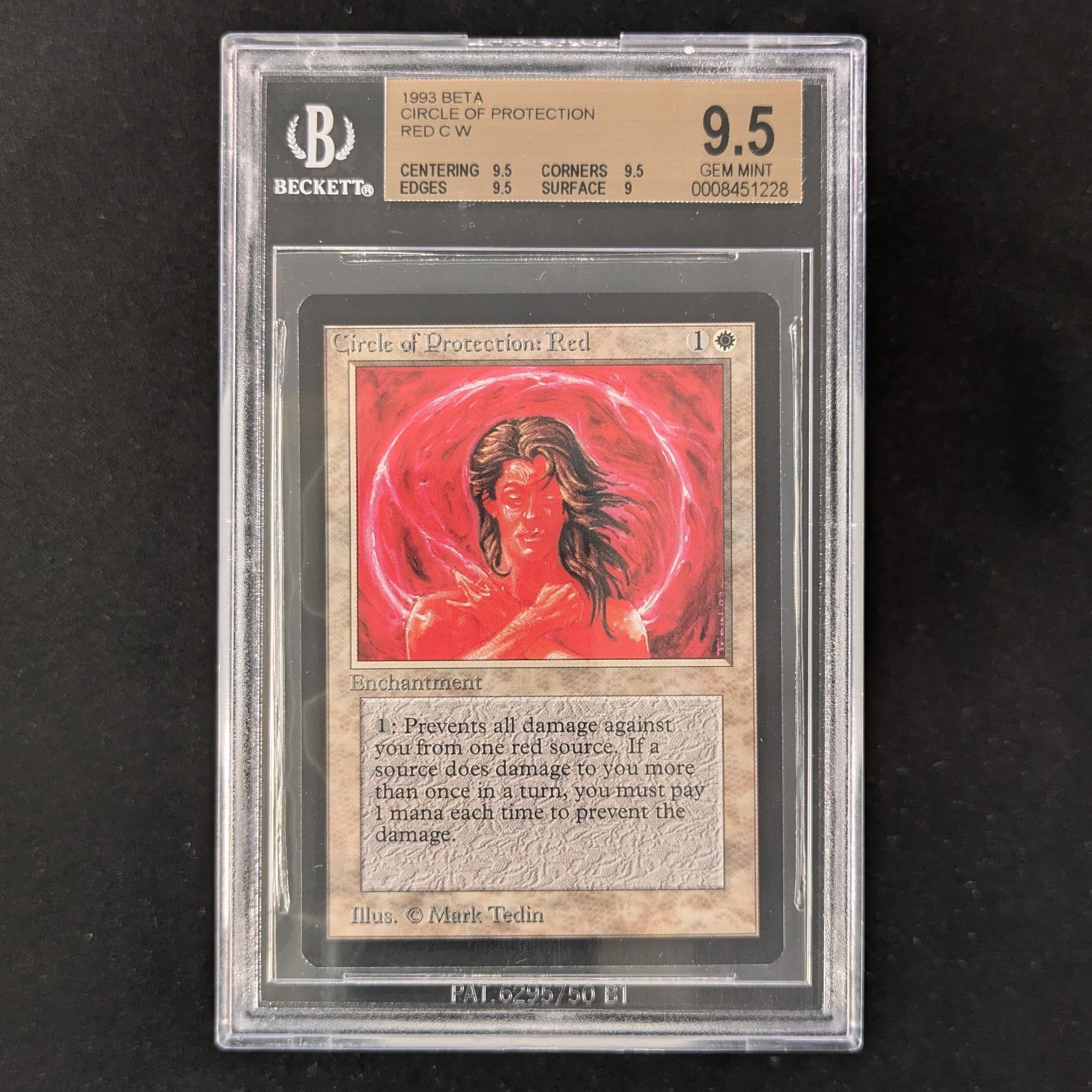 MTG Singles - Circle of Protection: Red - Beta - BGS 9.5 -