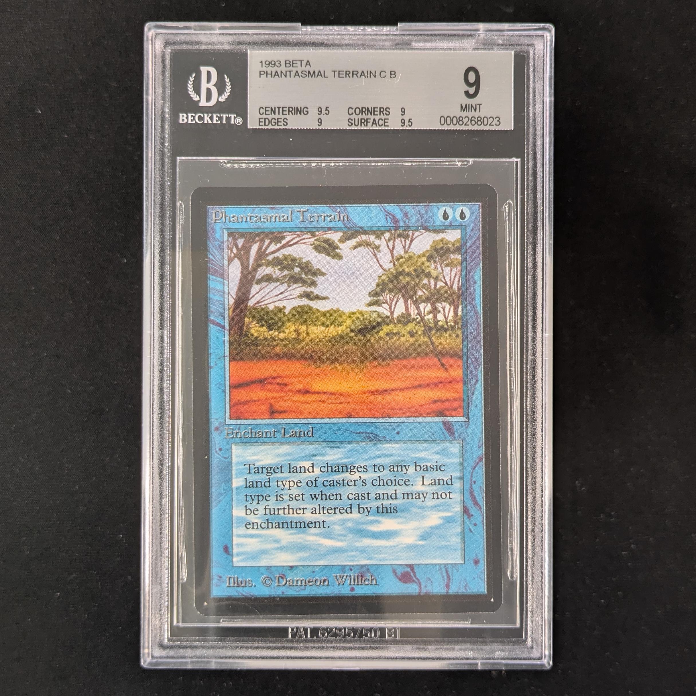 MTG Singles - Phantasmal Terrain - Beta - BGS 9 -