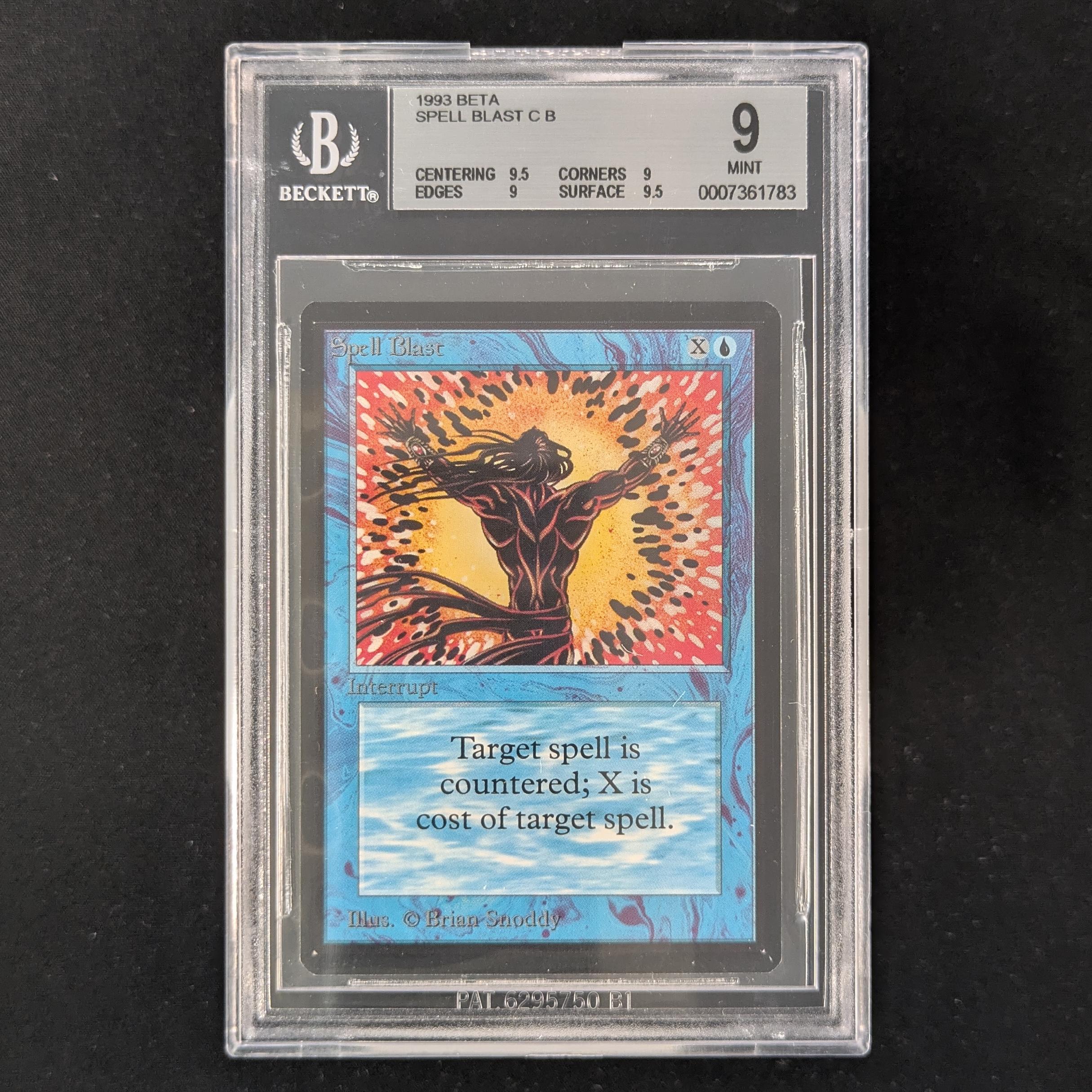 MTG Singles - Spell Blast - Beta - BGS 9 -