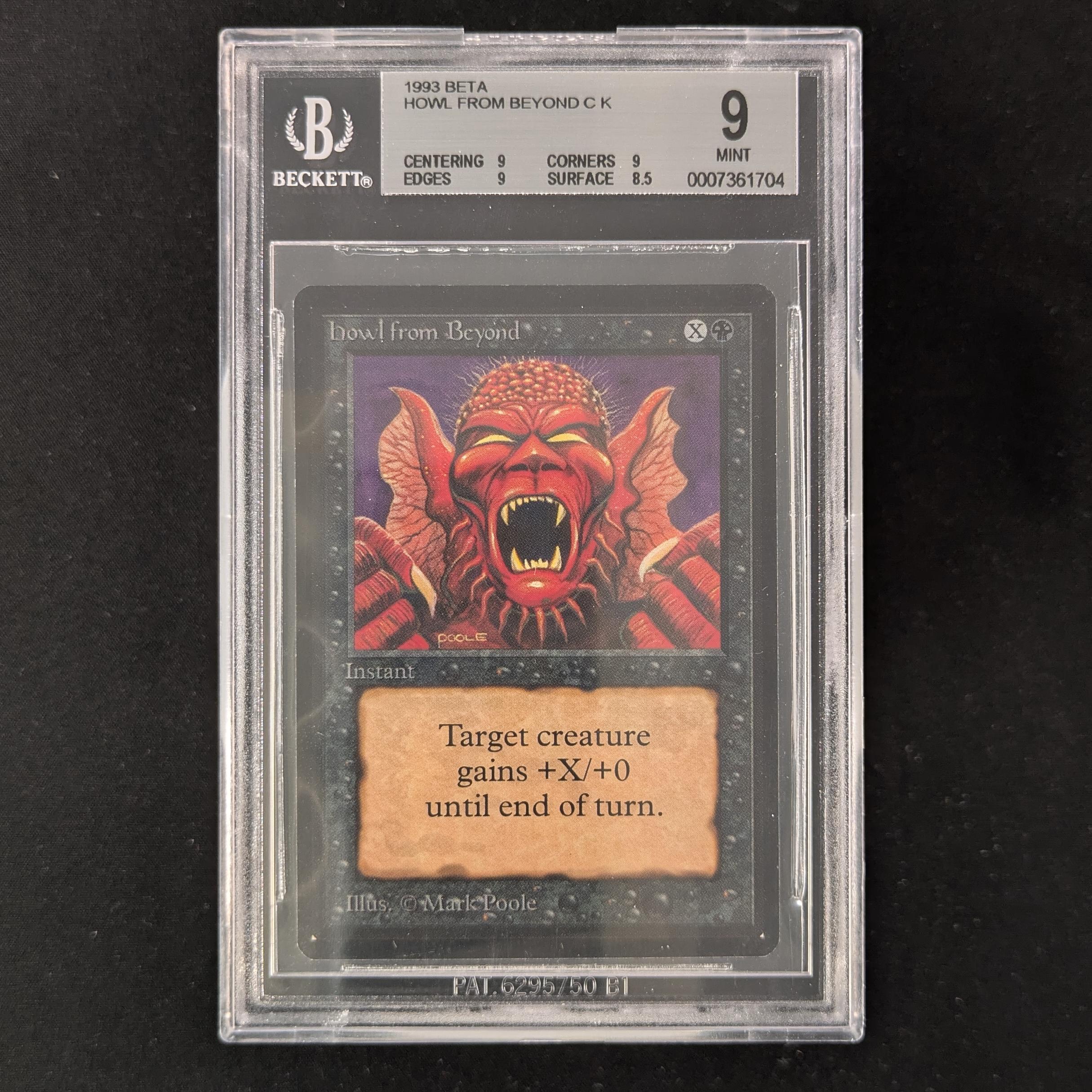 MTG Singles - Howl From Beyond - Beta - BGS 9 -
