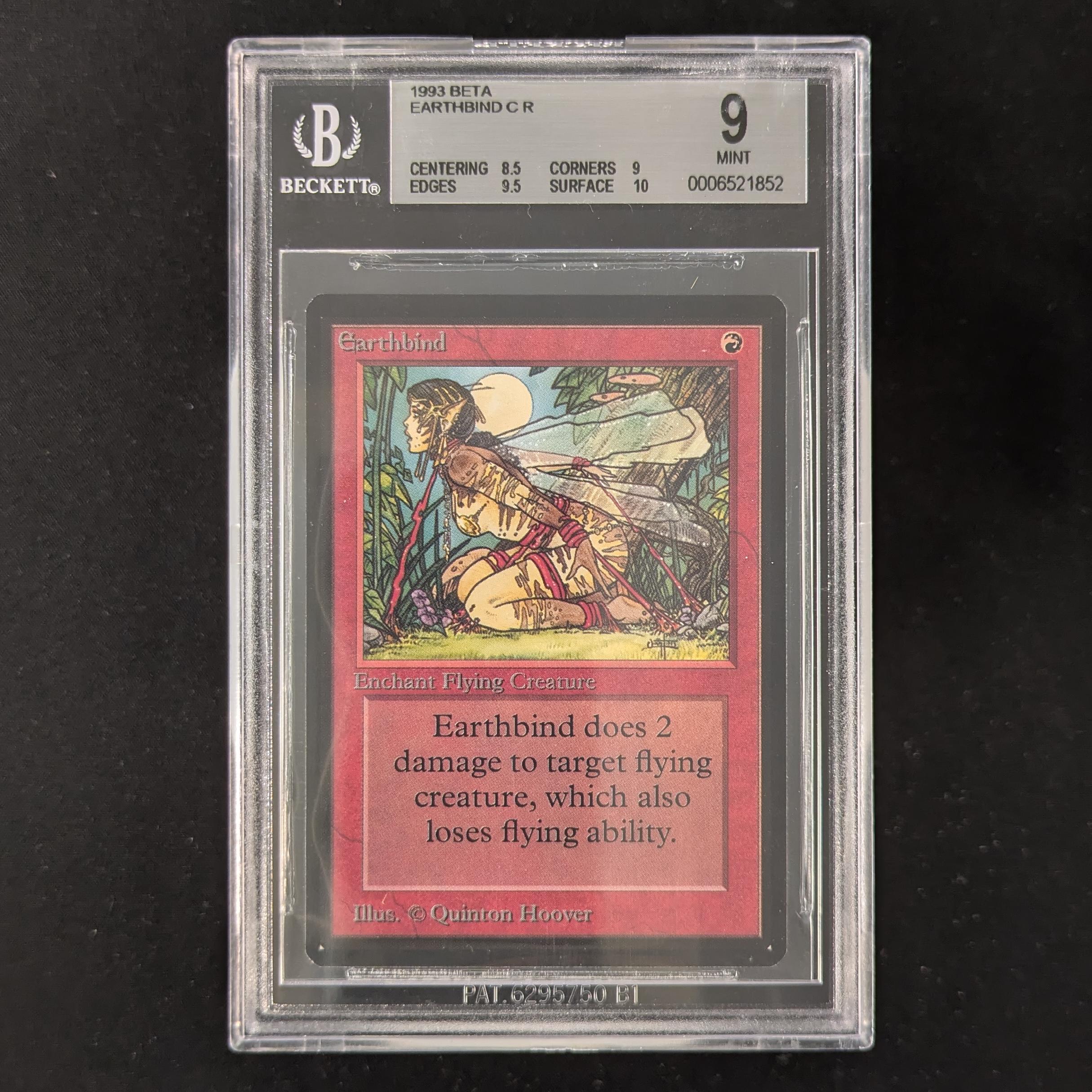 MTG Singles - Earthbind - Beta - BGS 9 -