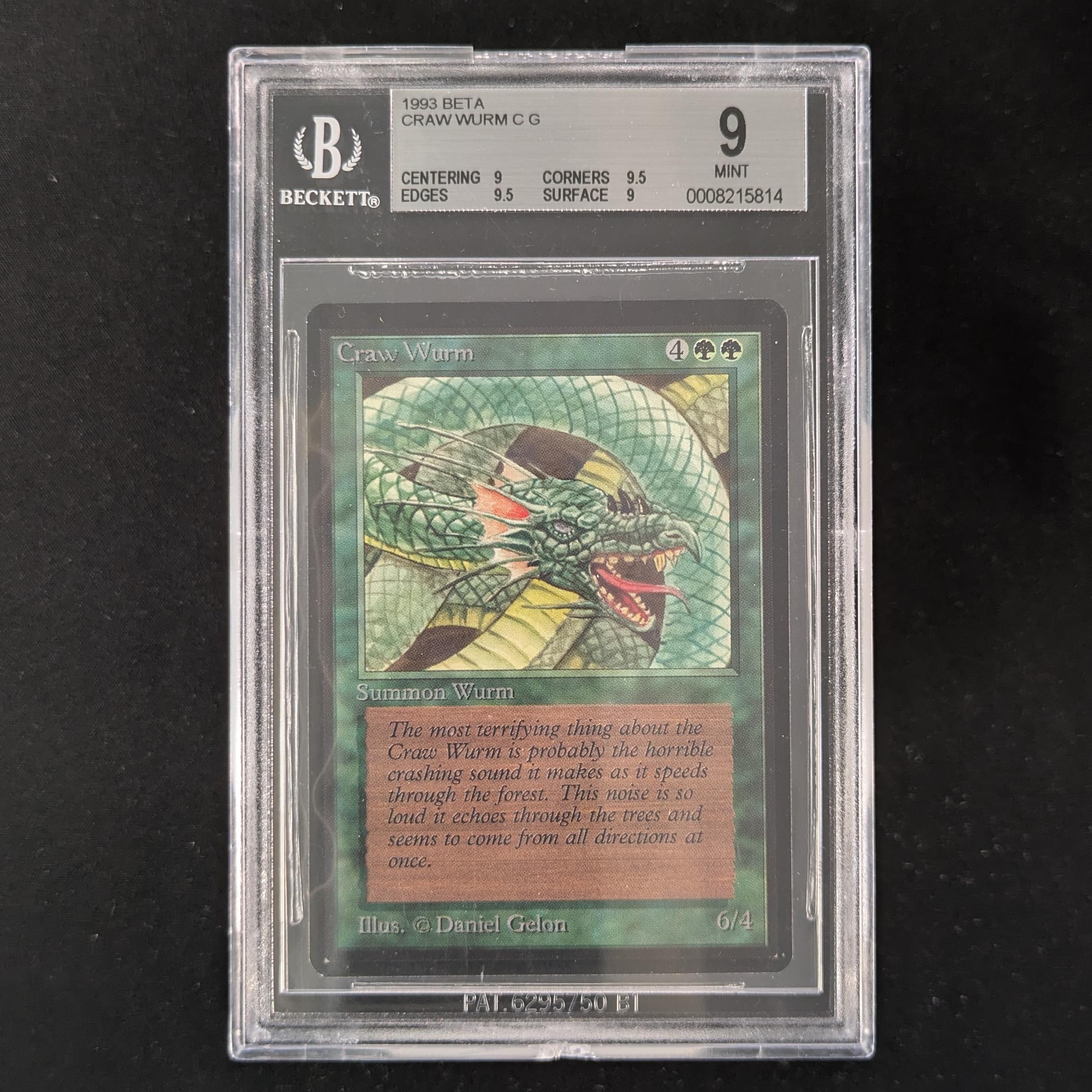 MTG Singles - Craw Wurm - Beta - BGS 9 -