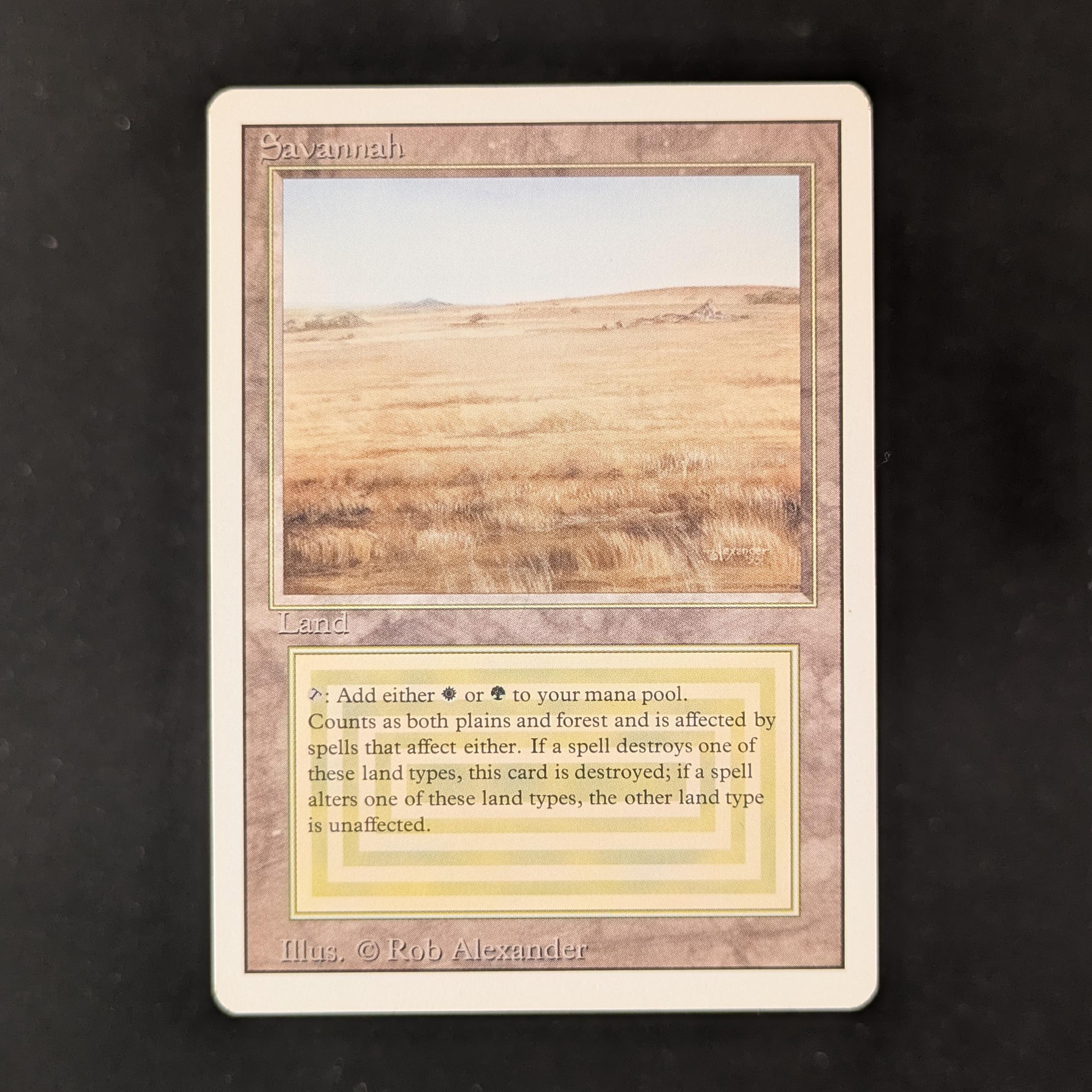 MTG Singles - Savannah - Revised - GD - 31709