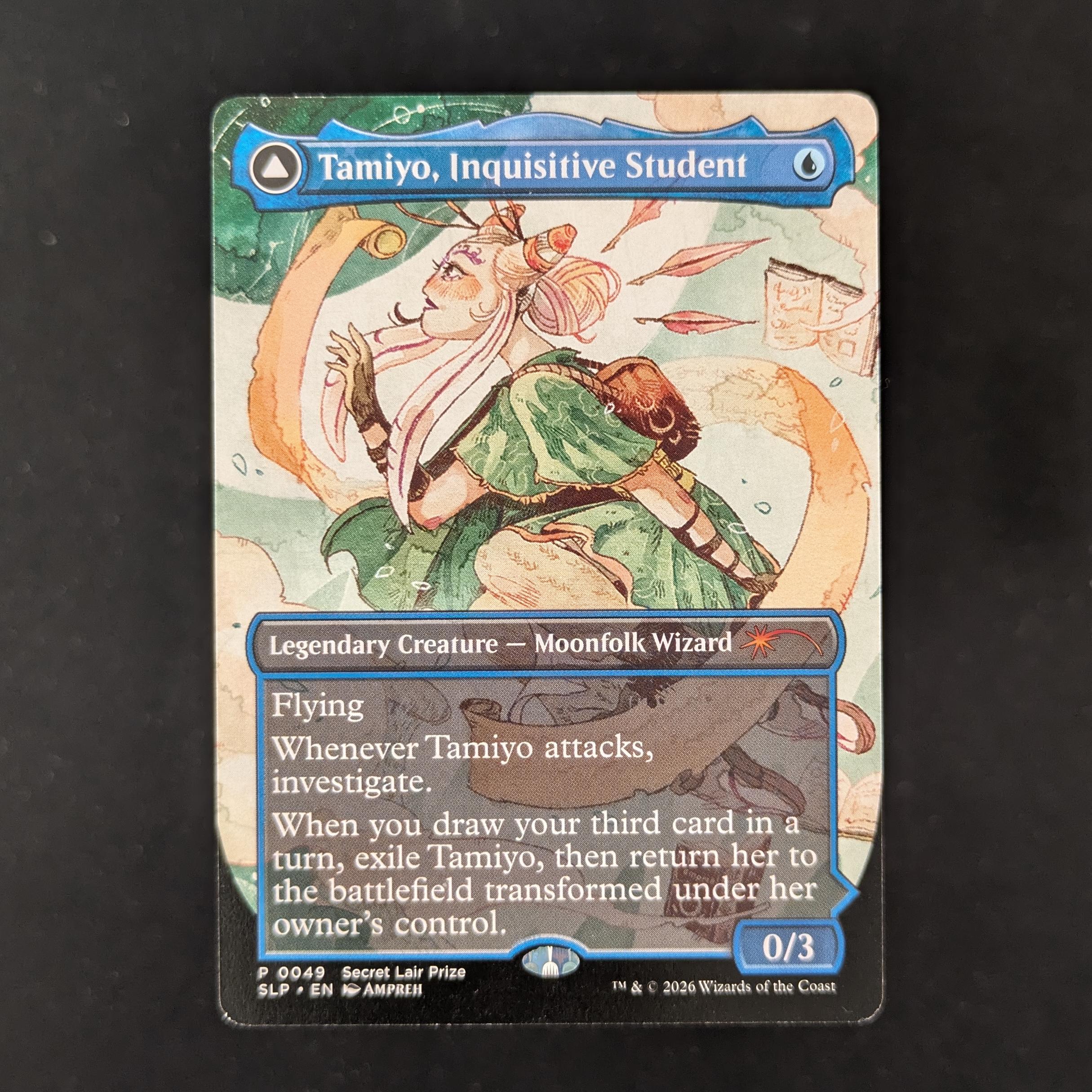 MTG Singles - Tamiyo, Inquisitive Student // Tamiyo, Seasoned Scholar - DCI Promos - NM -