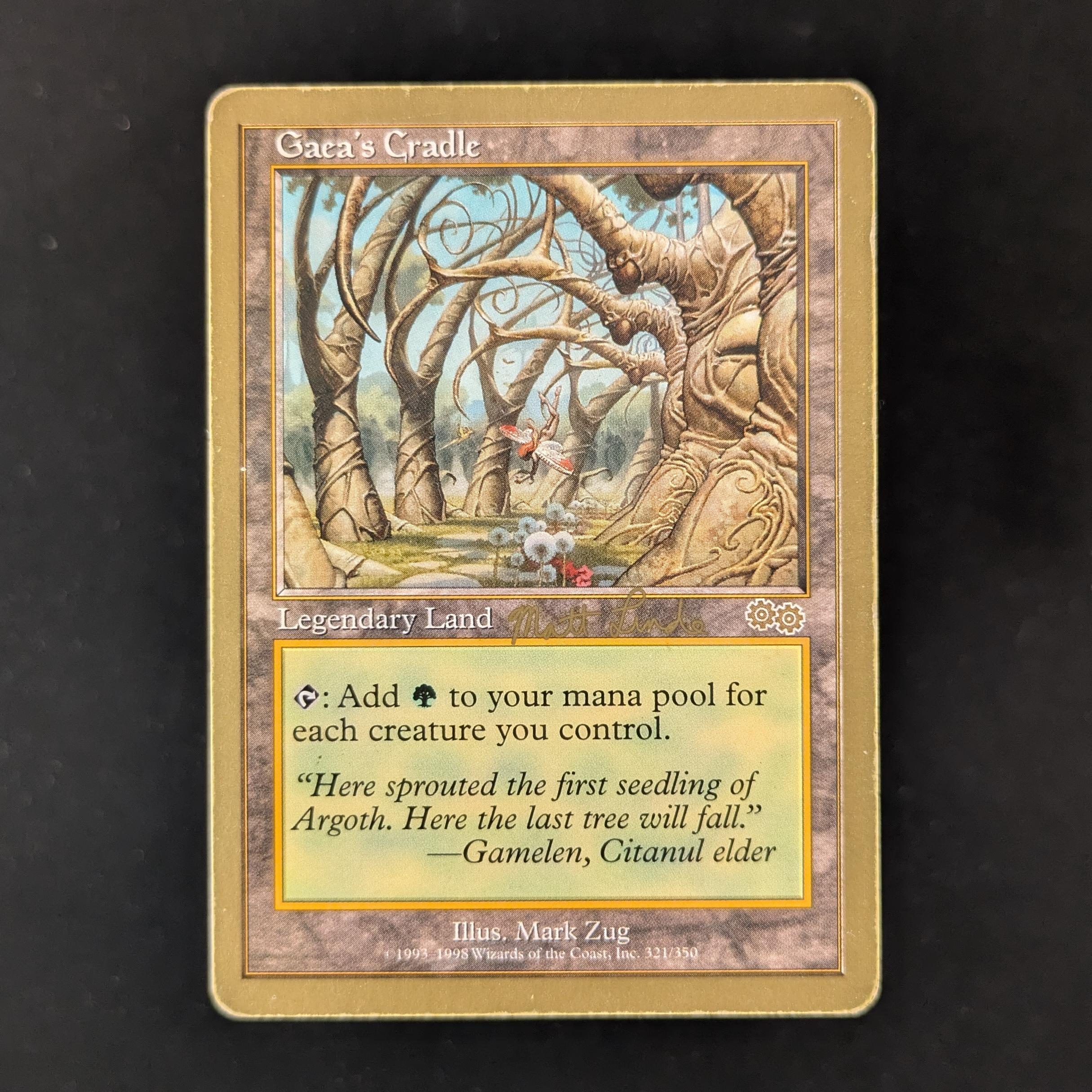 MTG Singles - Gaea's Cradle - WCD 1999: Matt Linde - PL -