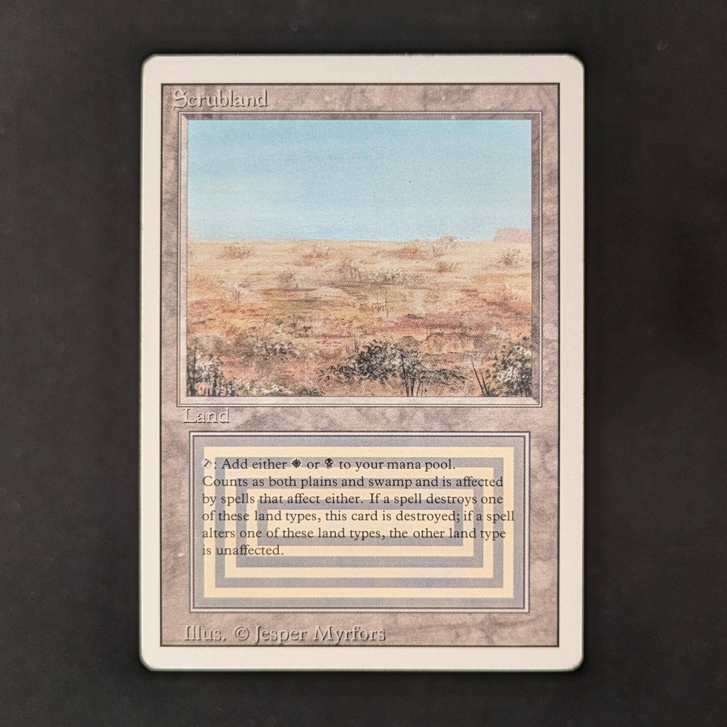 MTG Singles - Scrubland - Revised - PL - 31798