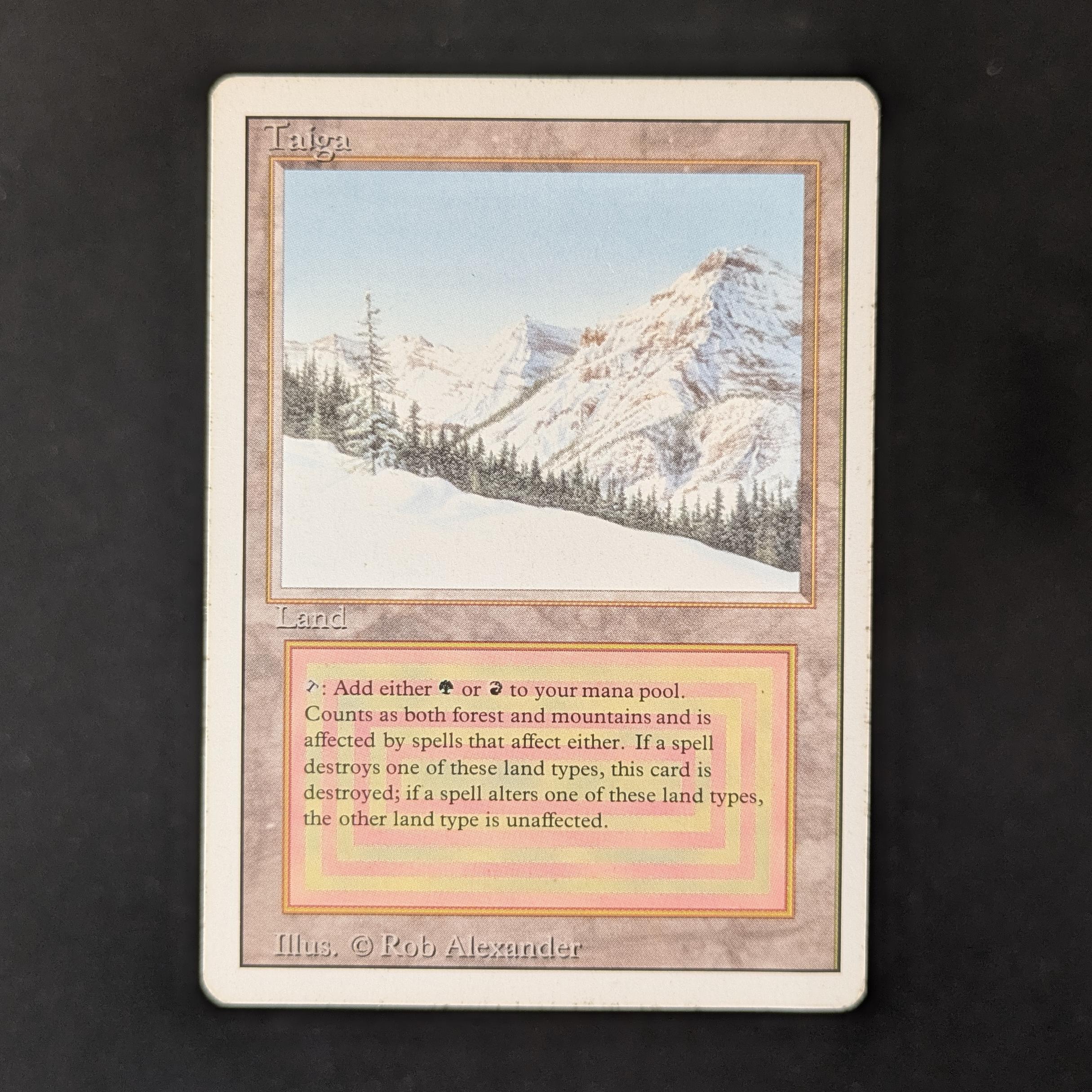 MTG Singles - Taiga - Revised - PL - BENT - 31799