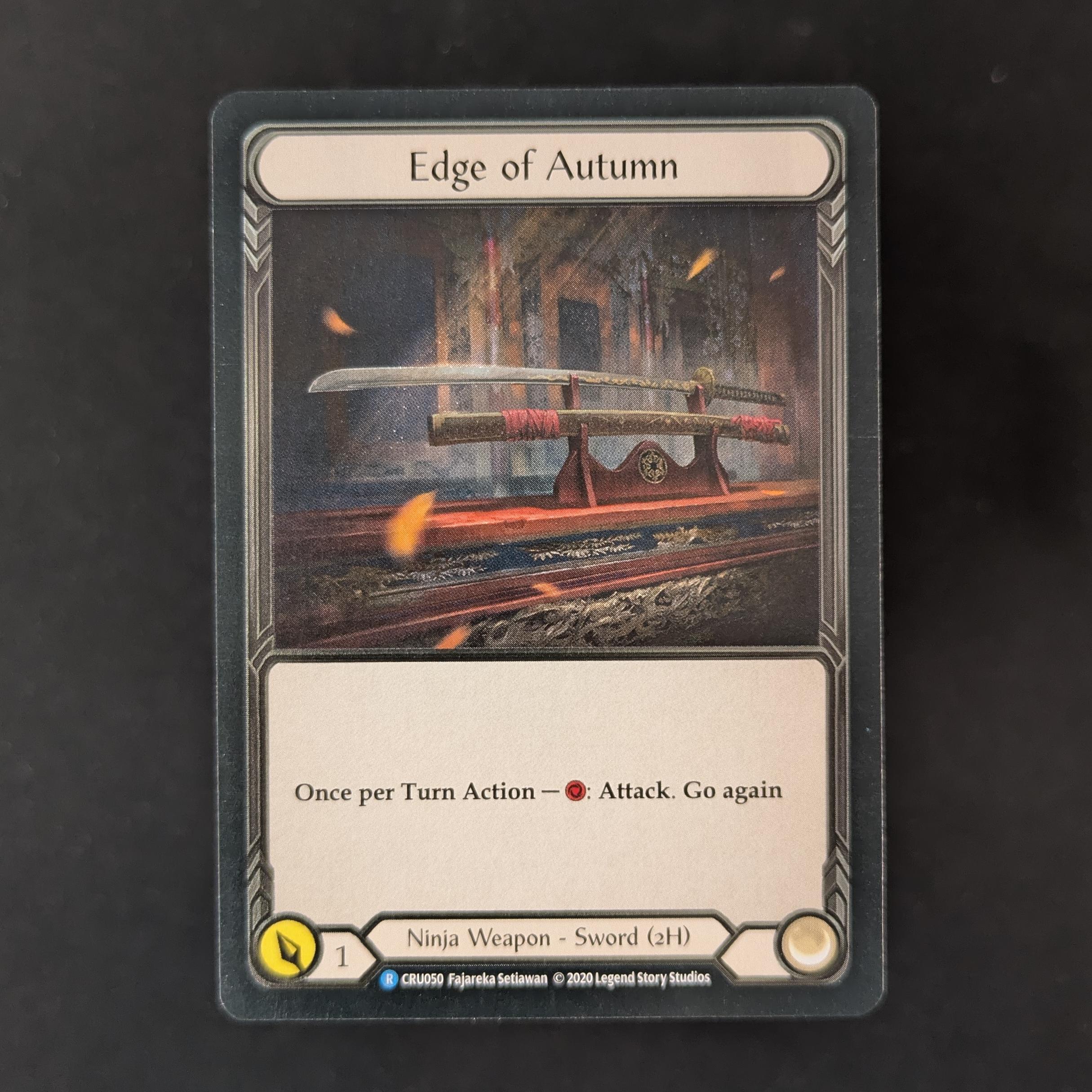 MTG Singles - Edge of Autumn (Cold Foil) - Crucible of War - First - NM -