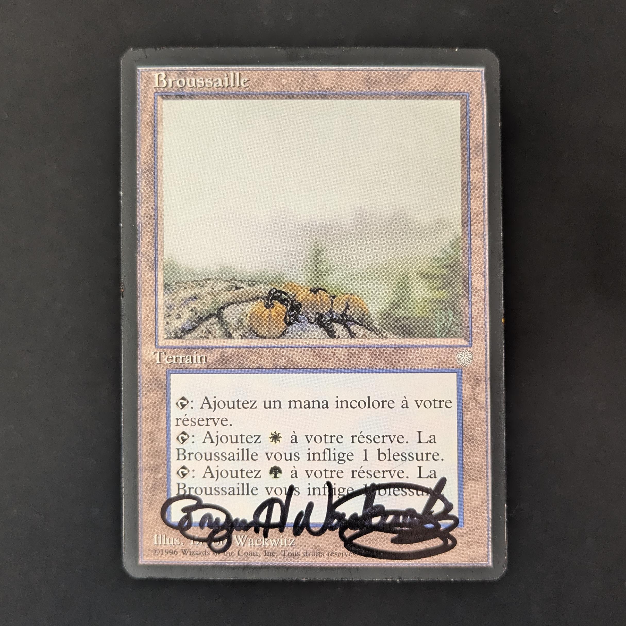 Pain Lands Set - Artist Proof - - SIGNED, SKETCHED BACK
