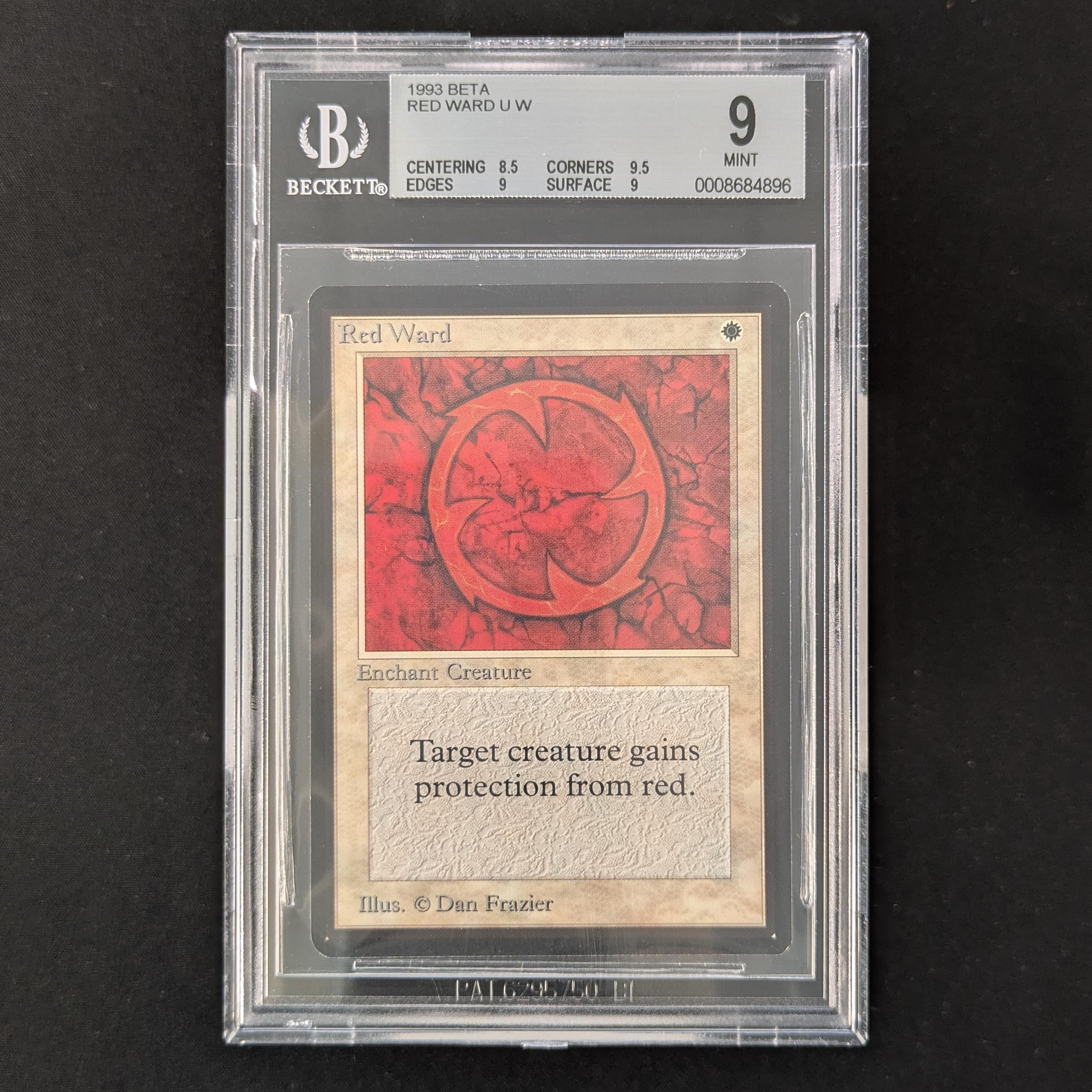 MTG Singles - Red Ward - Beta - BGS 9 -