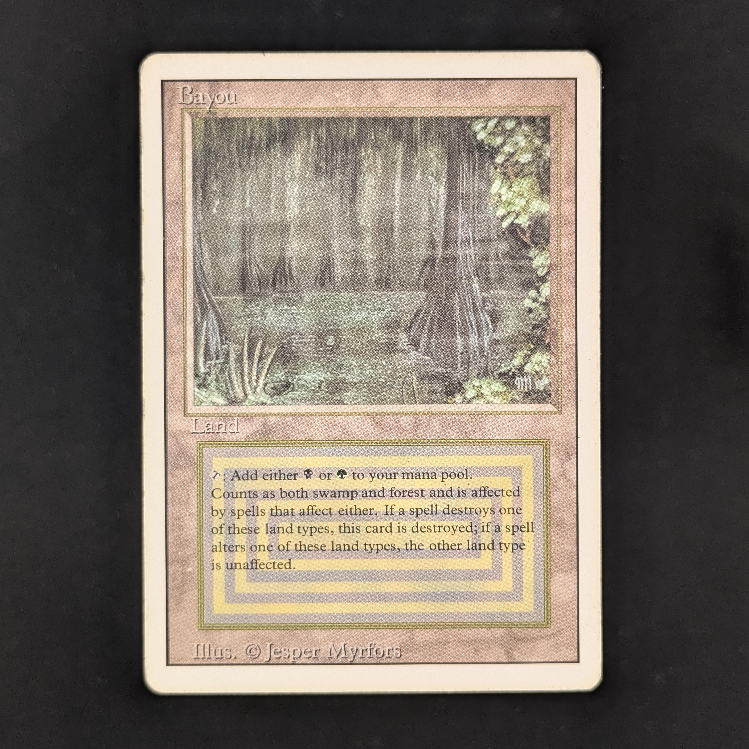 MTG Singles - Bayou - Revised - PL - BENT - 31927
