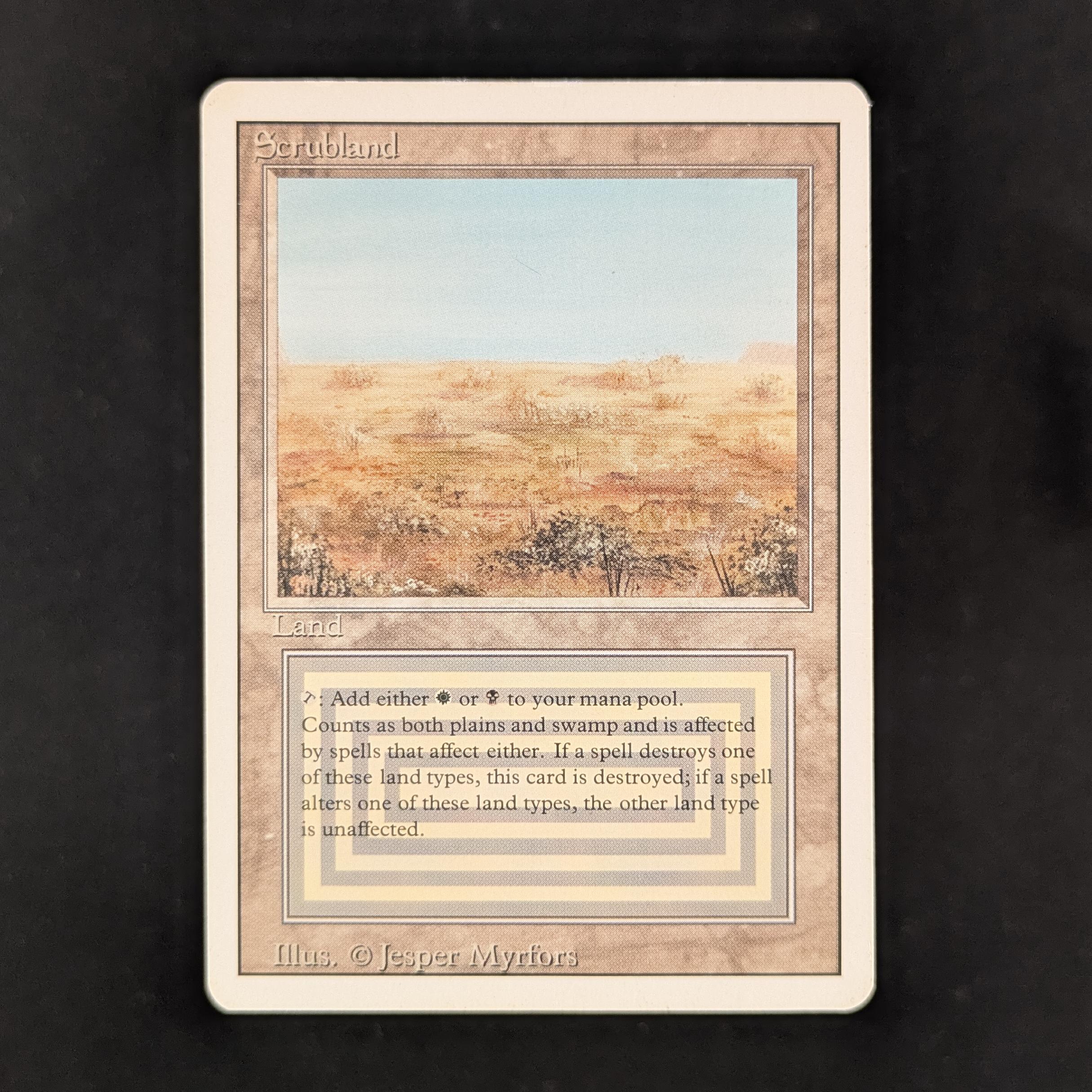 MTG Singles - Scrubland - Revised - PL - 31940
