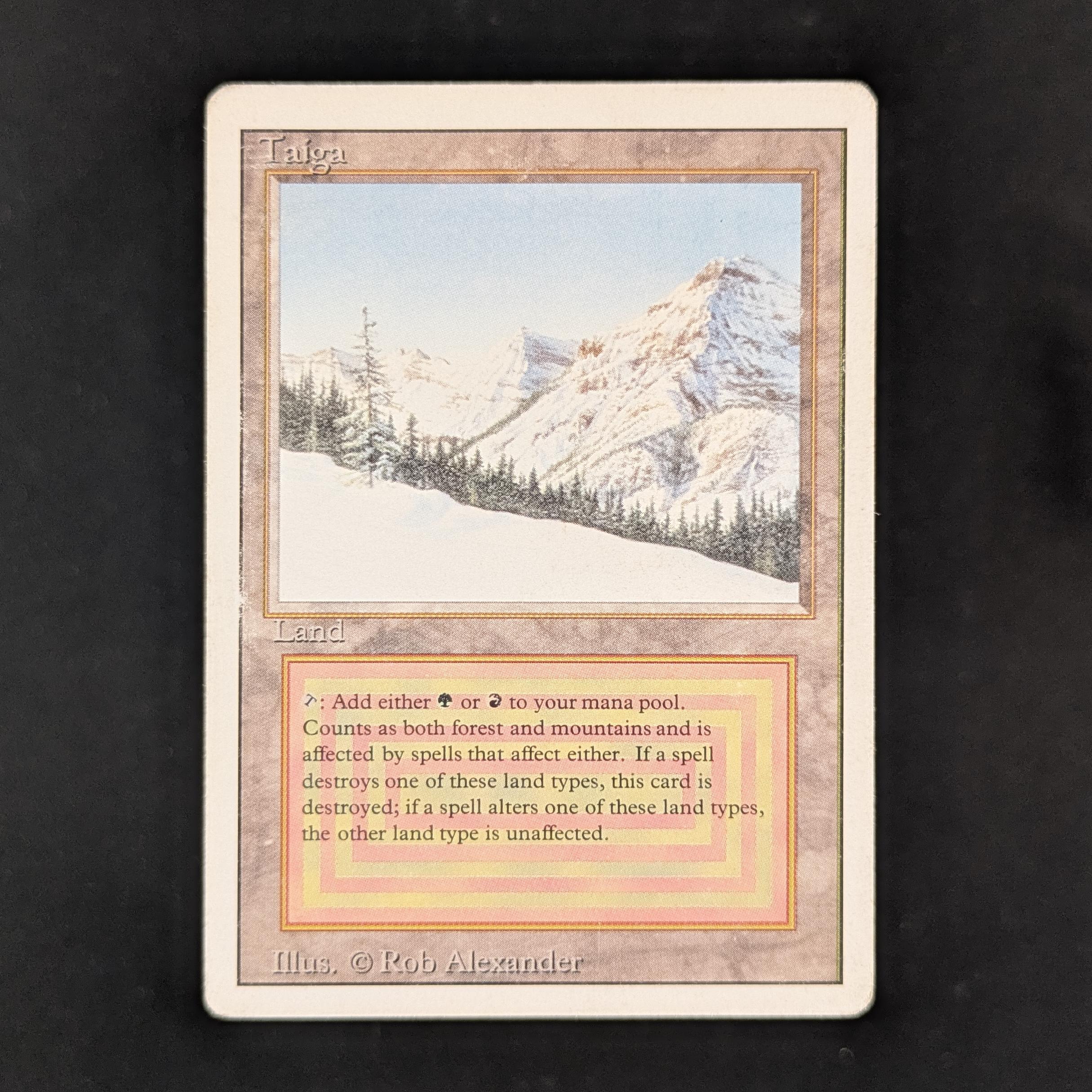 MTG Singles - Taiga - Revised - PO - INKED - 31944