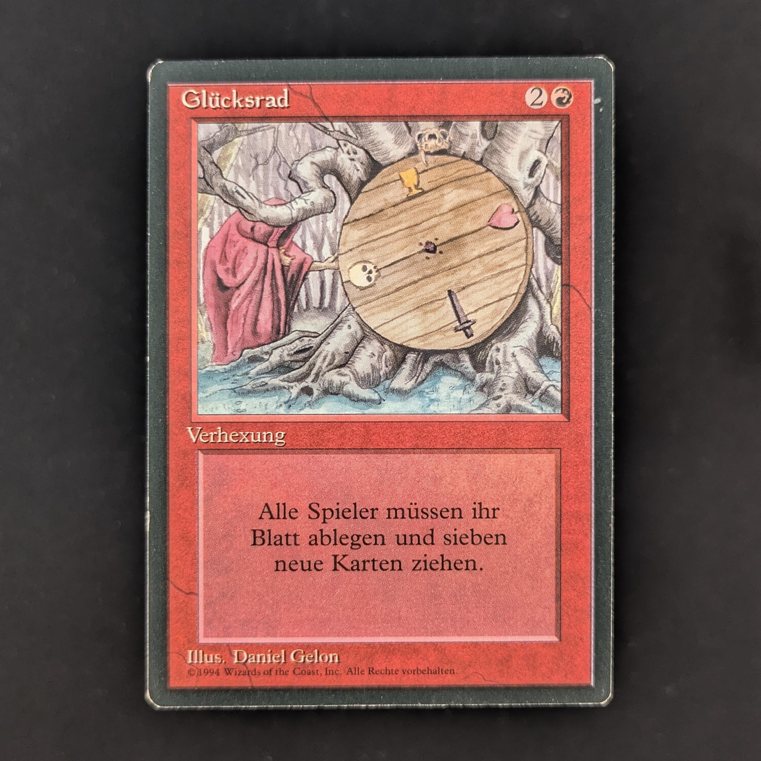 MTG Singles - Wheel of Fortune - Foreign Black Bordered - German - GD - 31953