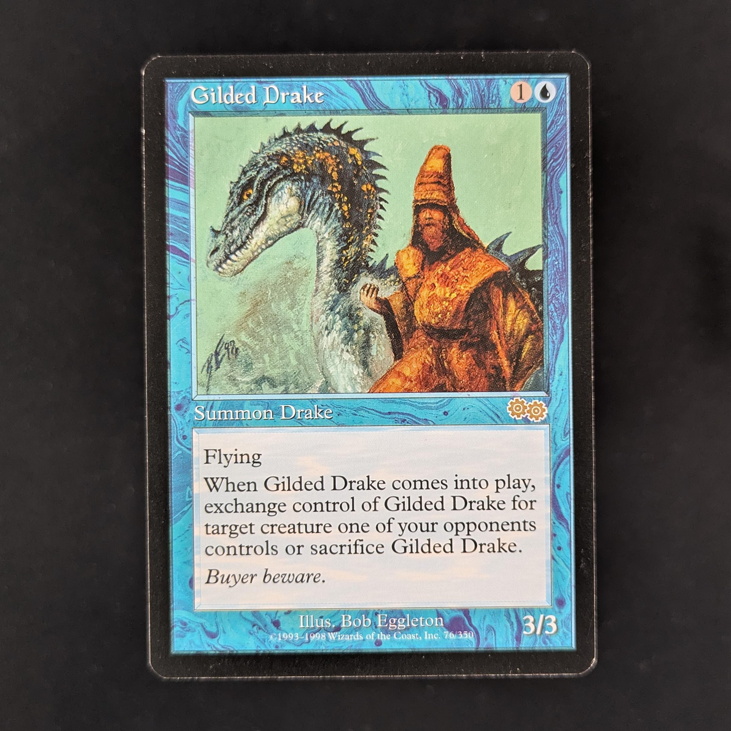 MTG Singles - Gilded Drake - Urza's Saga - English - EX - 31967