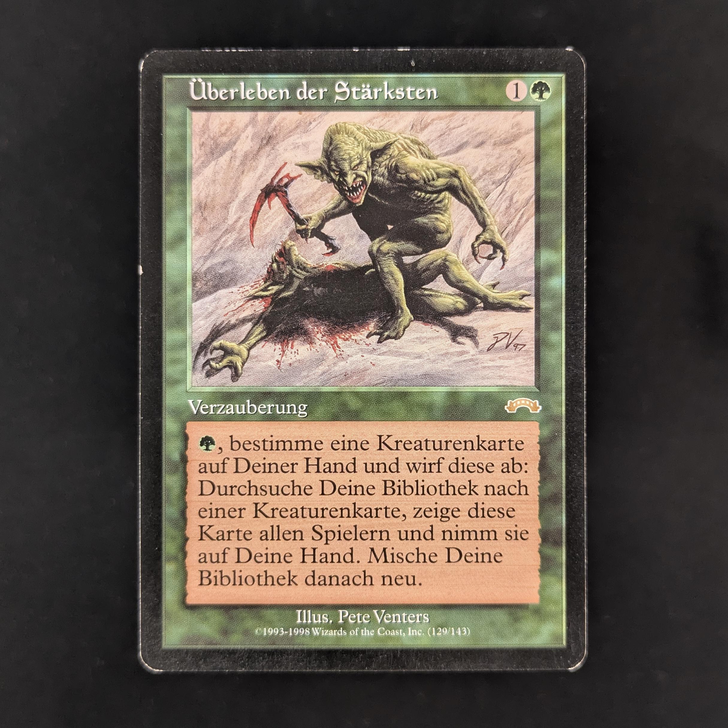 MTG Singles - Survival of the Fittest - Exodus - German - LP - BENT - 32005