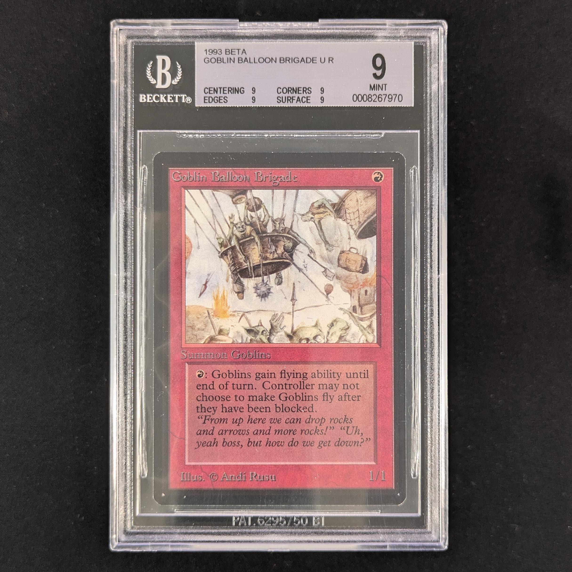 MTG Singles - Goblin Balloon Brigade - Beta - BGS 9 -