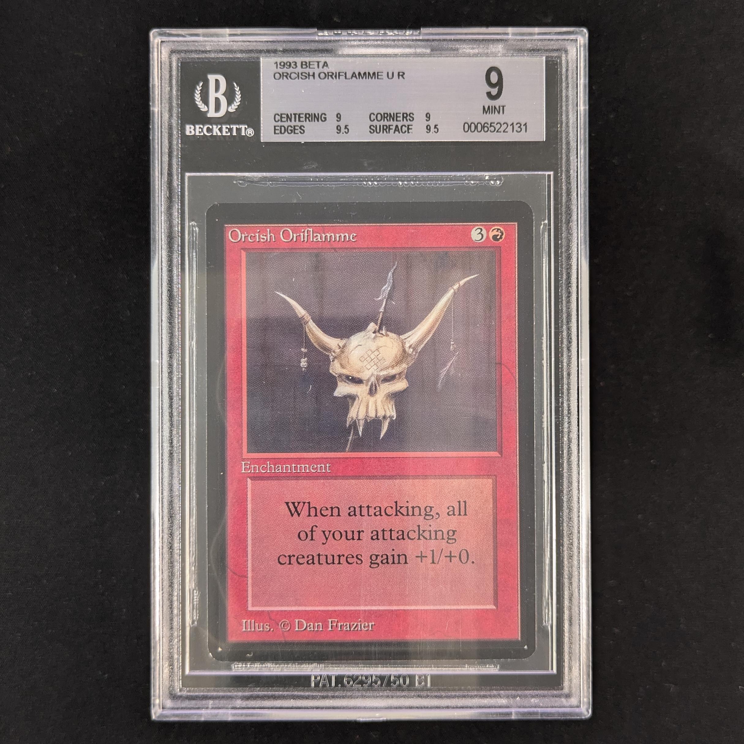 MTG Singles - Orcish Oriflamme - Beta - BGS 9 -