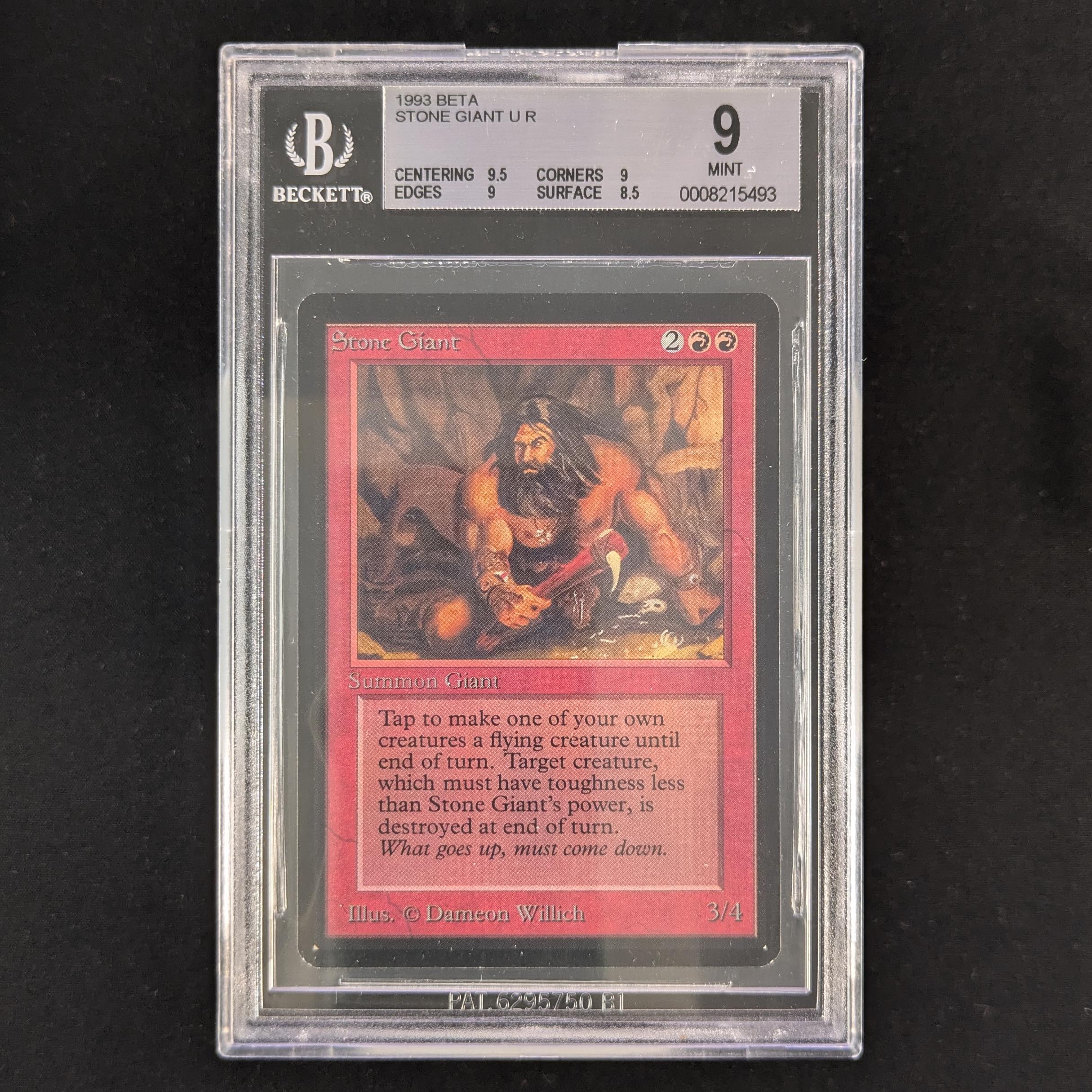 MTG Singles - Stone Giant - Beta - BGS 9 -