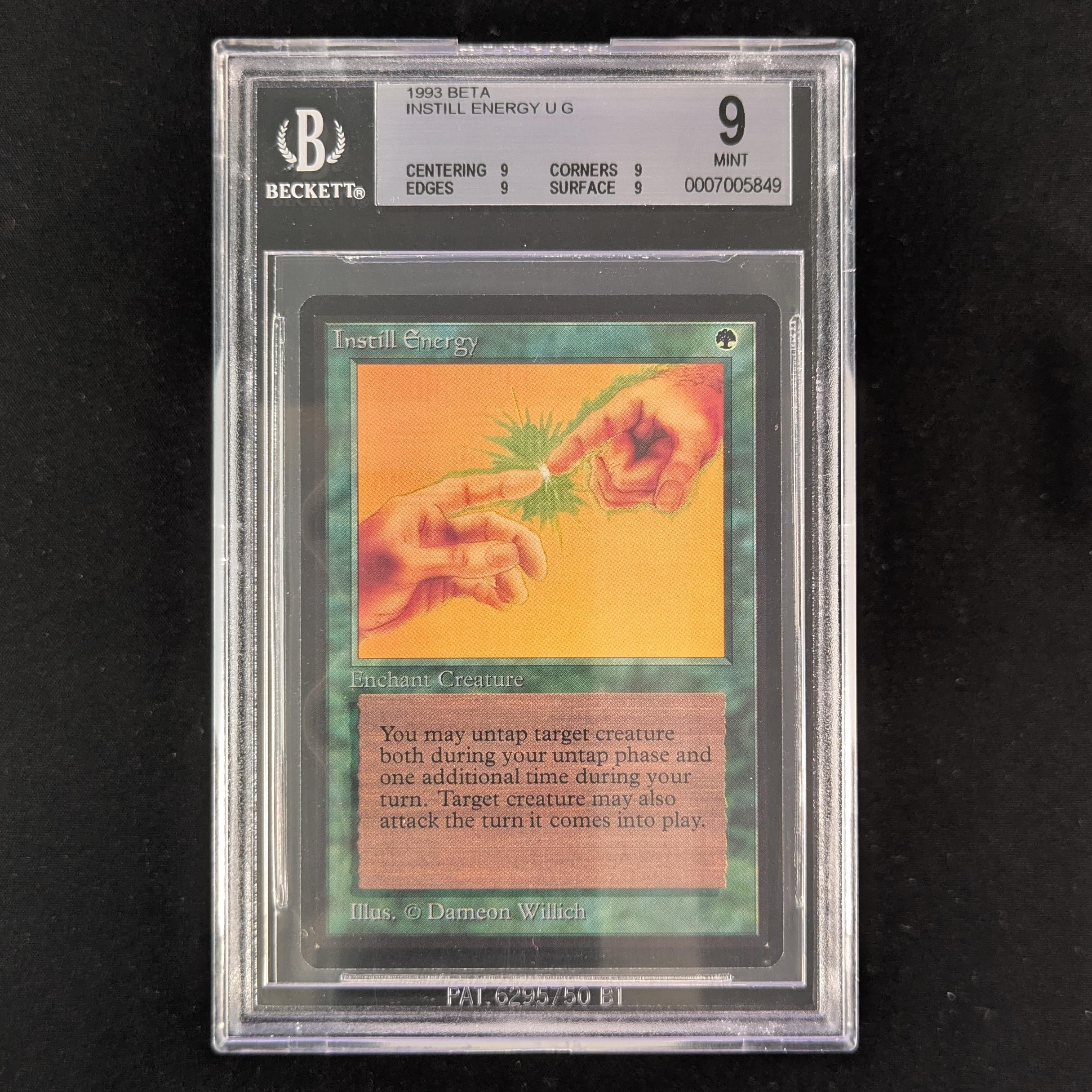 MTG Singles - Instill Energy - Beta - BGS 9 -