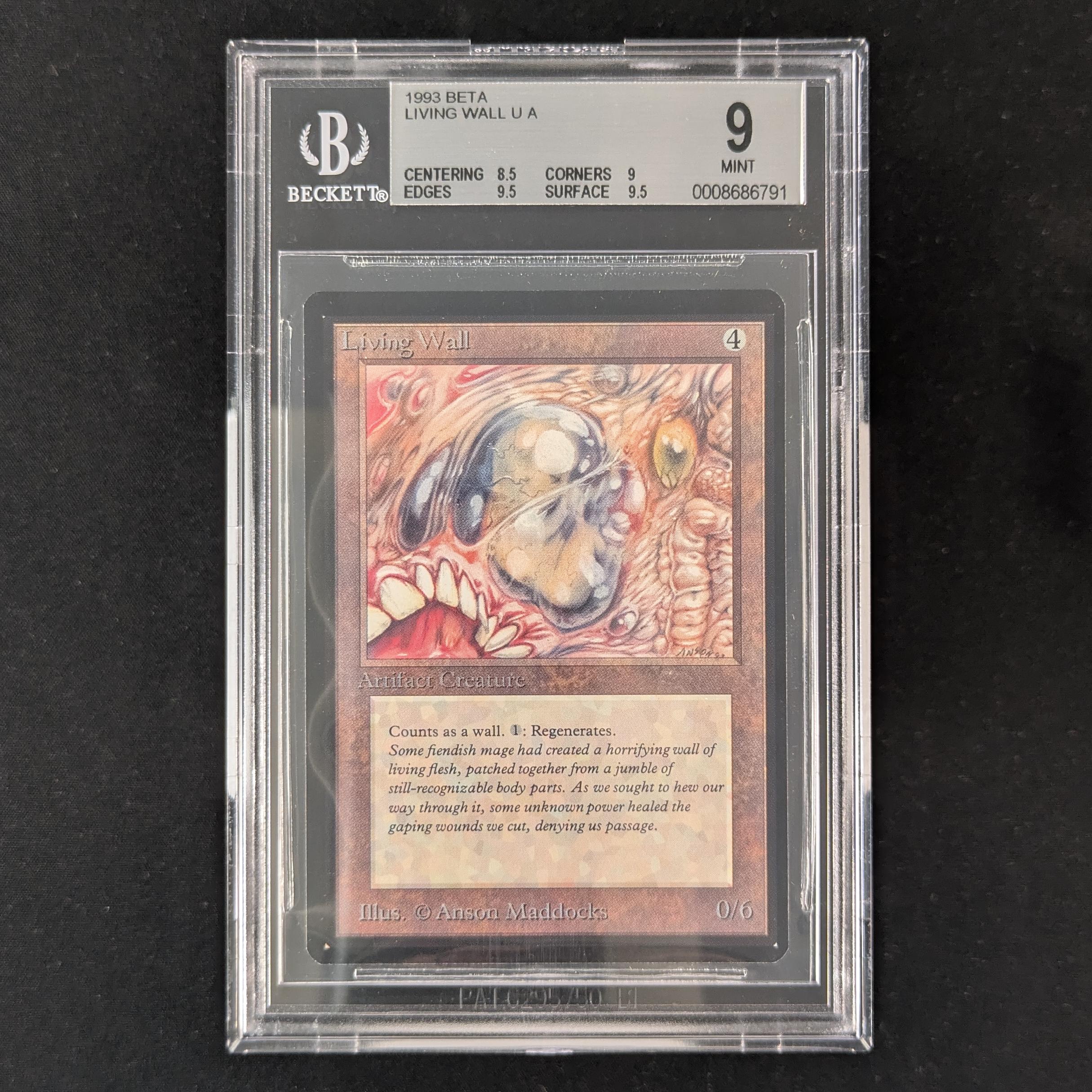 MTG Singles - Living Wall - Beta - BGS 9 -