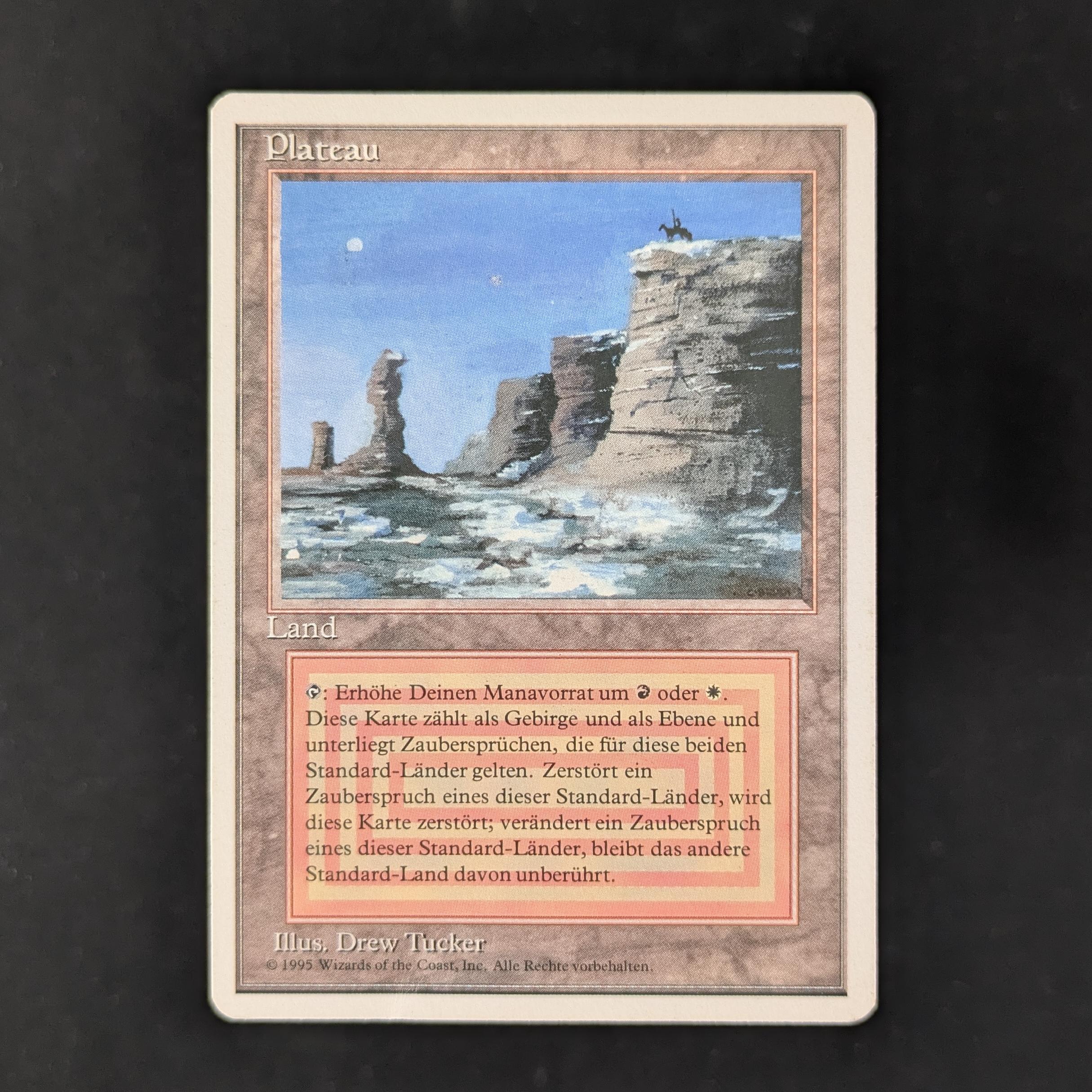 MTG Singles - Plateau - Foreign White Bordered - German - LP - BENT - 32210