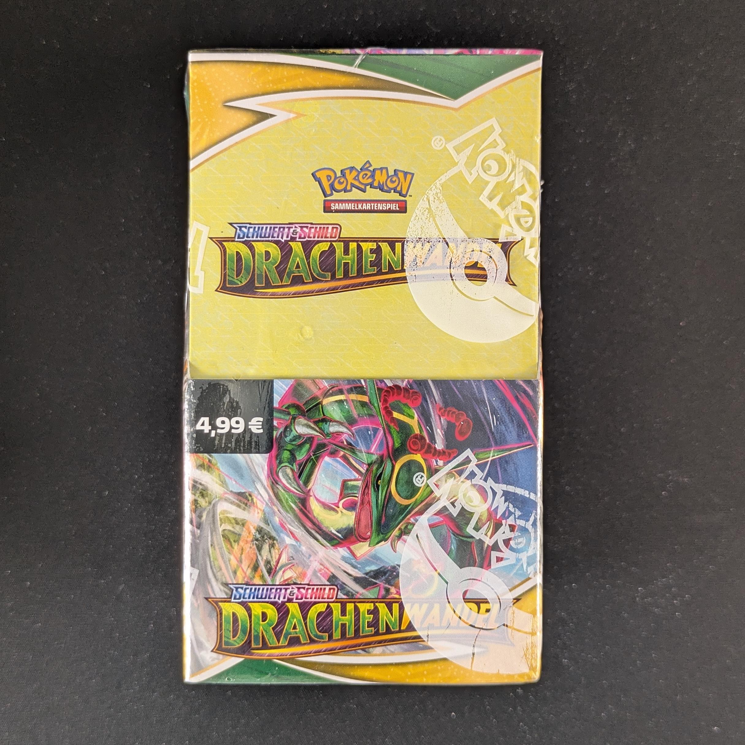 PTCG Singles - Evolving Skies Booster Box (18 Boosters) (EVS ) - Evolving Skies - German - Sealed - 32245